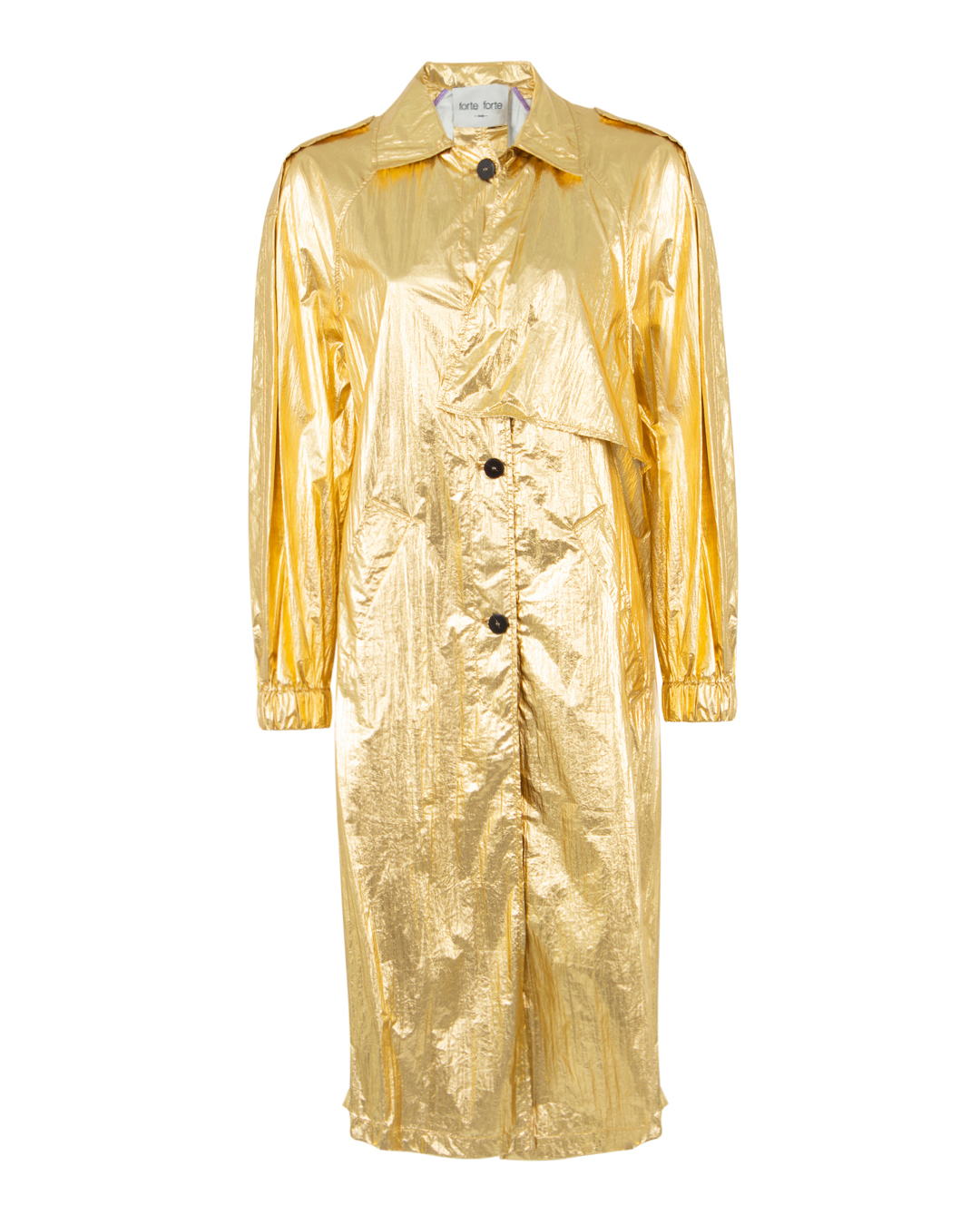 forte_forte металлизированный тренч  артикул 10303_my coat марки forte_forte купить за 111800 руб.