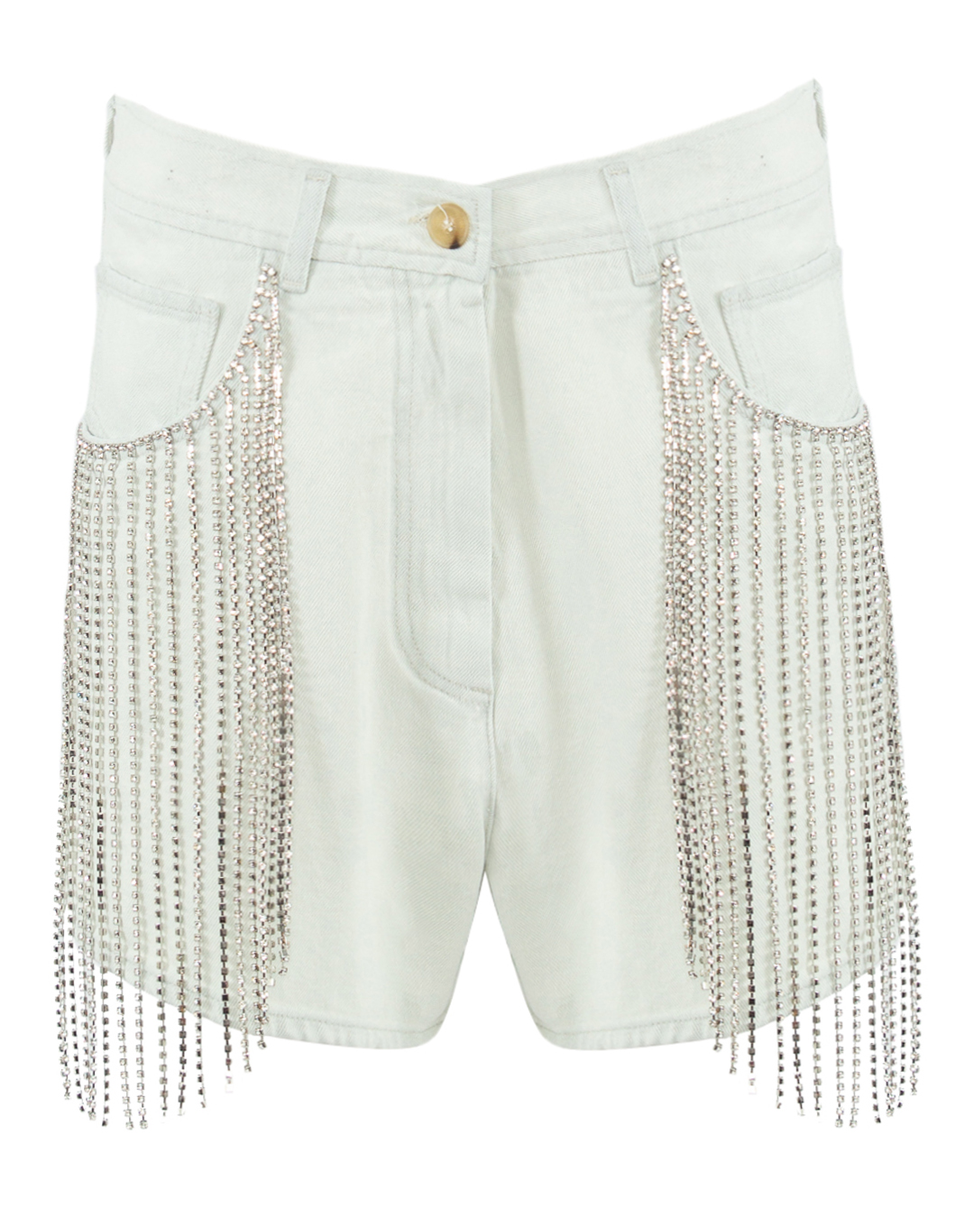 forte_forte шорты с бахромой из кристалл  артикул 10310_my pants марки Forte_Forte купить за 33000 руб.