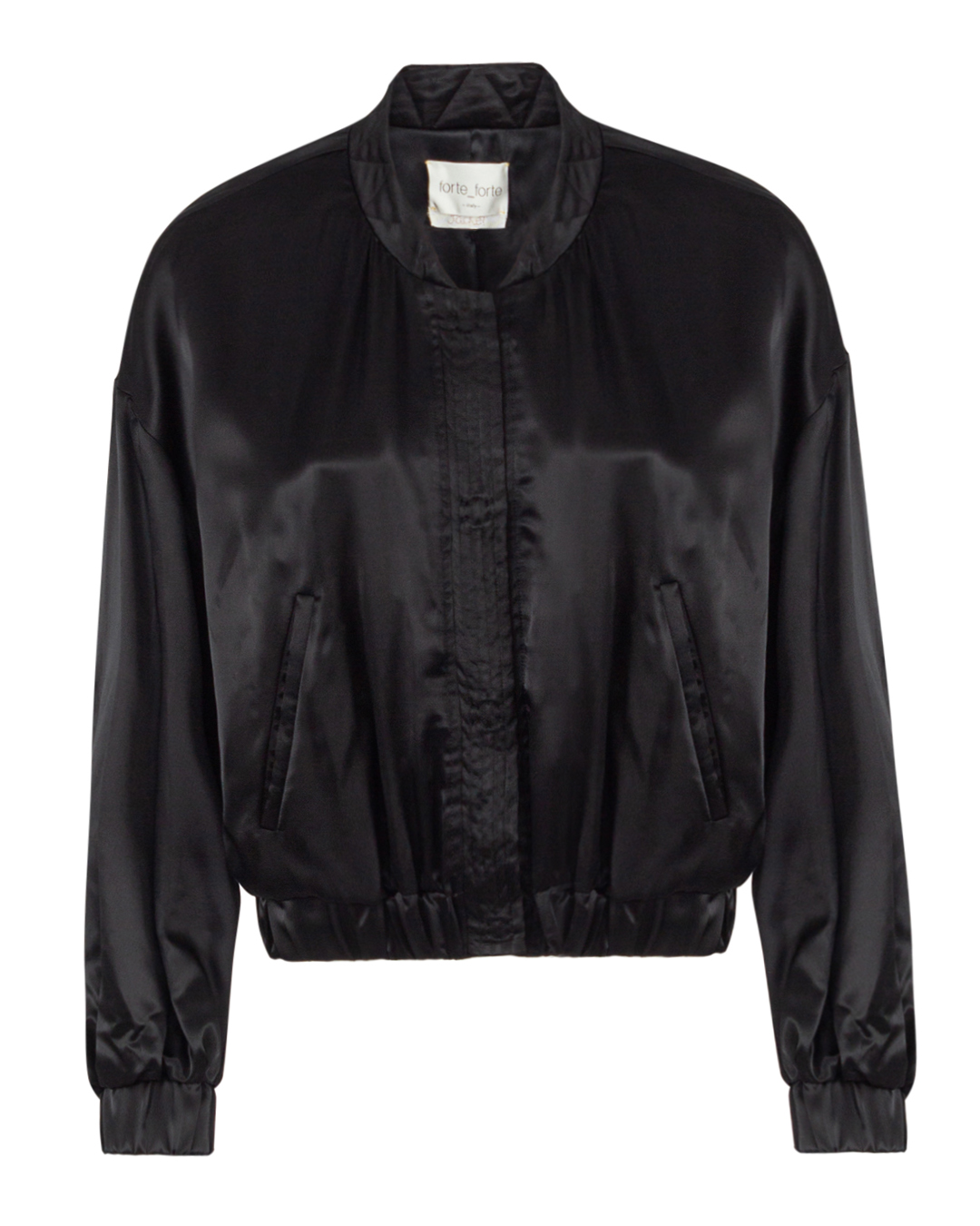 forte_forte бомбер из атласной вискозы  артикул 10345_ my jacket марки forte_forte купить за 83000 руб.