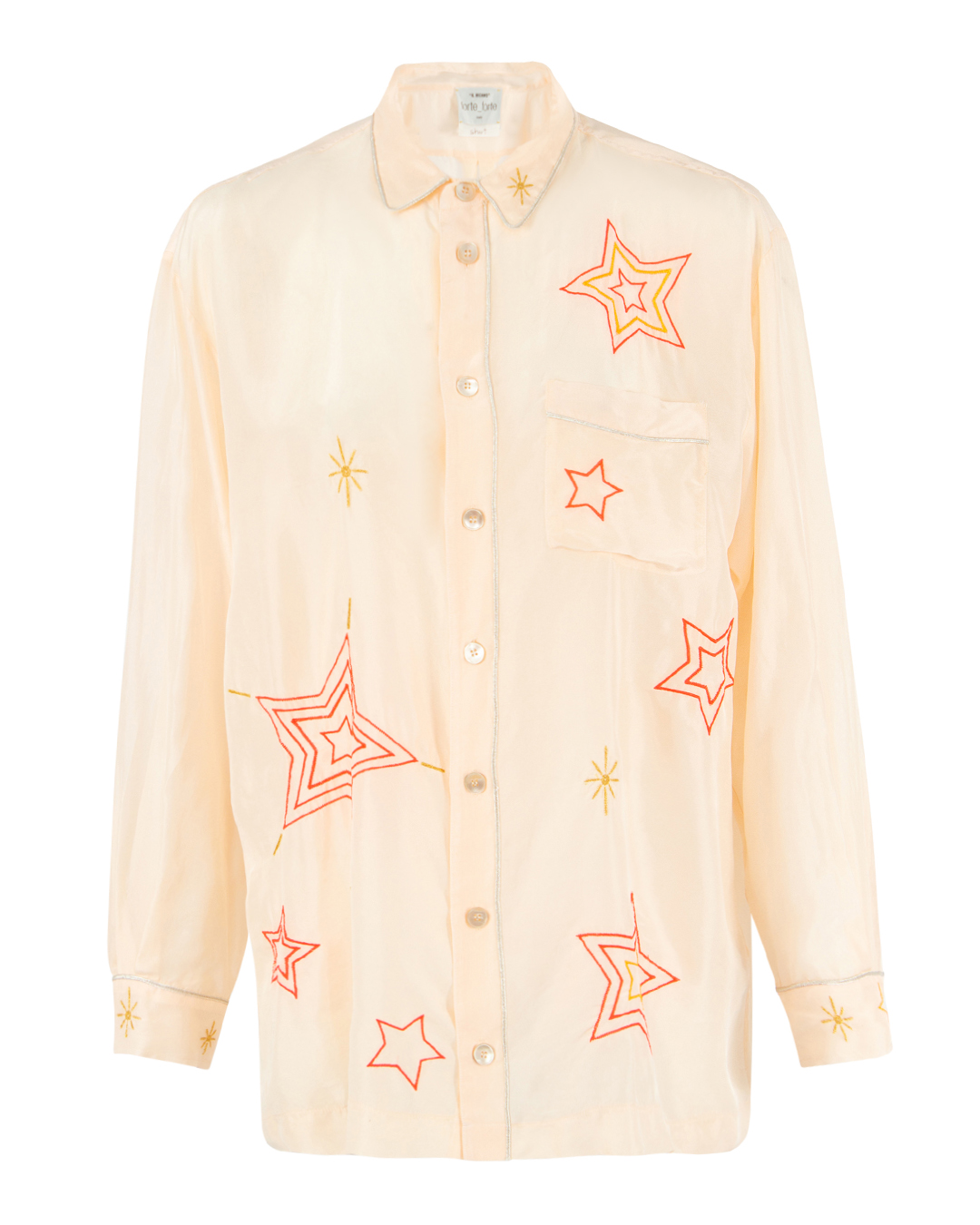 forte_forte рубашка с вышивкой  артикул 10387bis_my shirt марки Forte_Forte купить за 39900 руб.