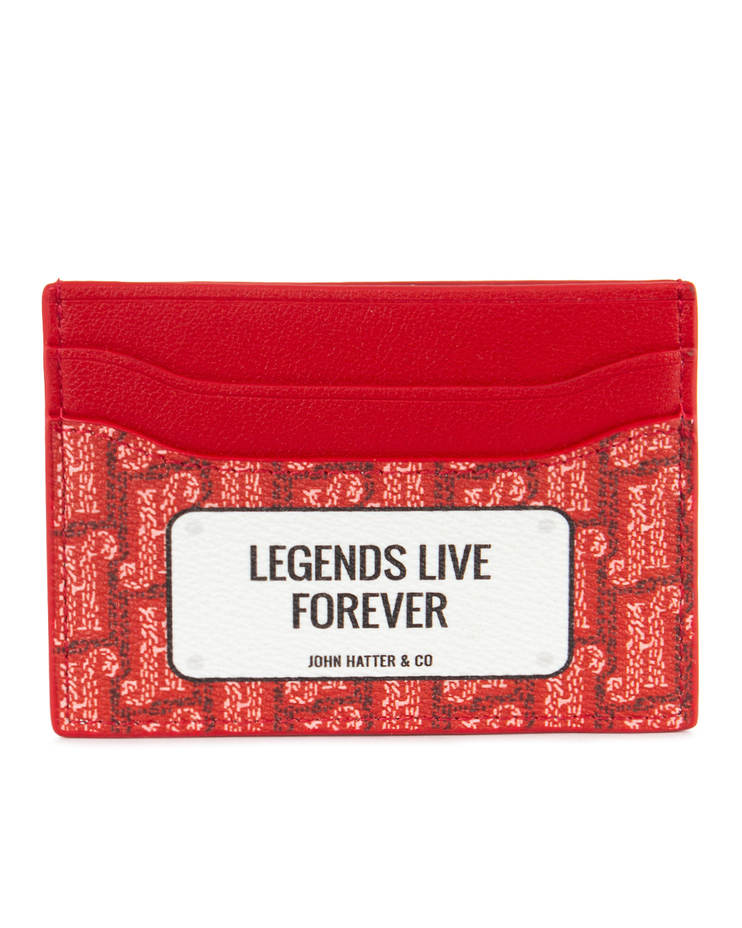 John Hatter & Co кожаный кардхолдер с принтом  артикул 1059 LEGENDS марки John Hatter & Co купить за 15200 руб.