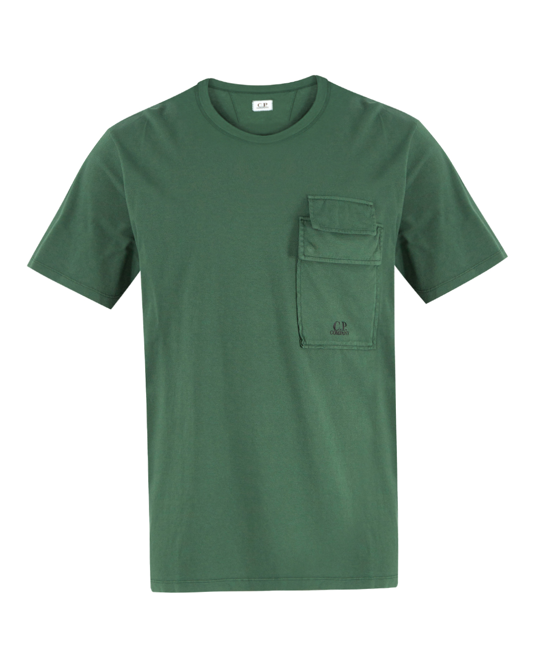 C.P.Company футболка из хлопка  с карманом  артикул 16CMTS211A005697G марки C.P.Company купить за 16700 руб.