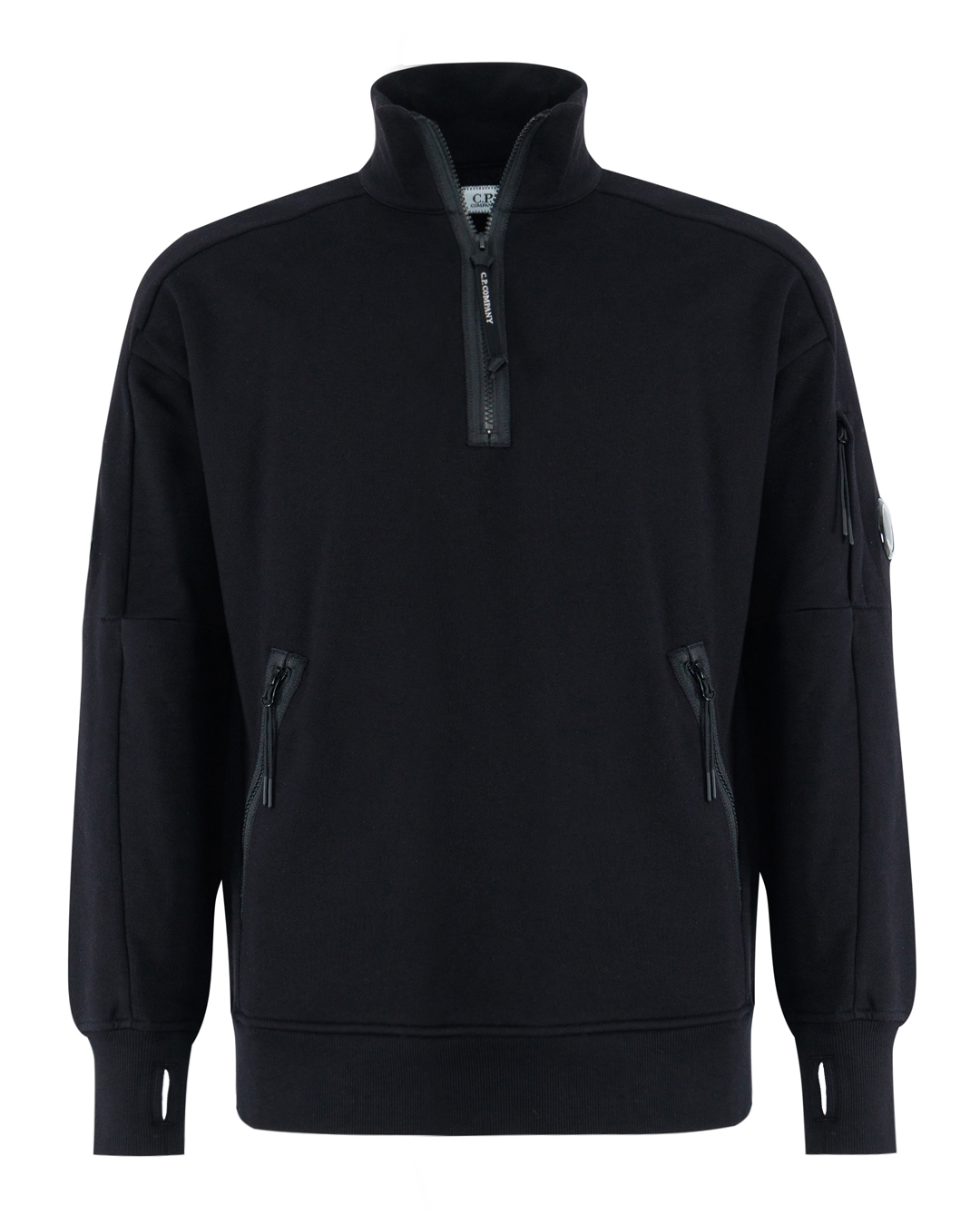 C.P.Company свитшот с воротником на молнии  артикул 17CMSS027A005086W марки C.P.Company купить за 33700 руб.