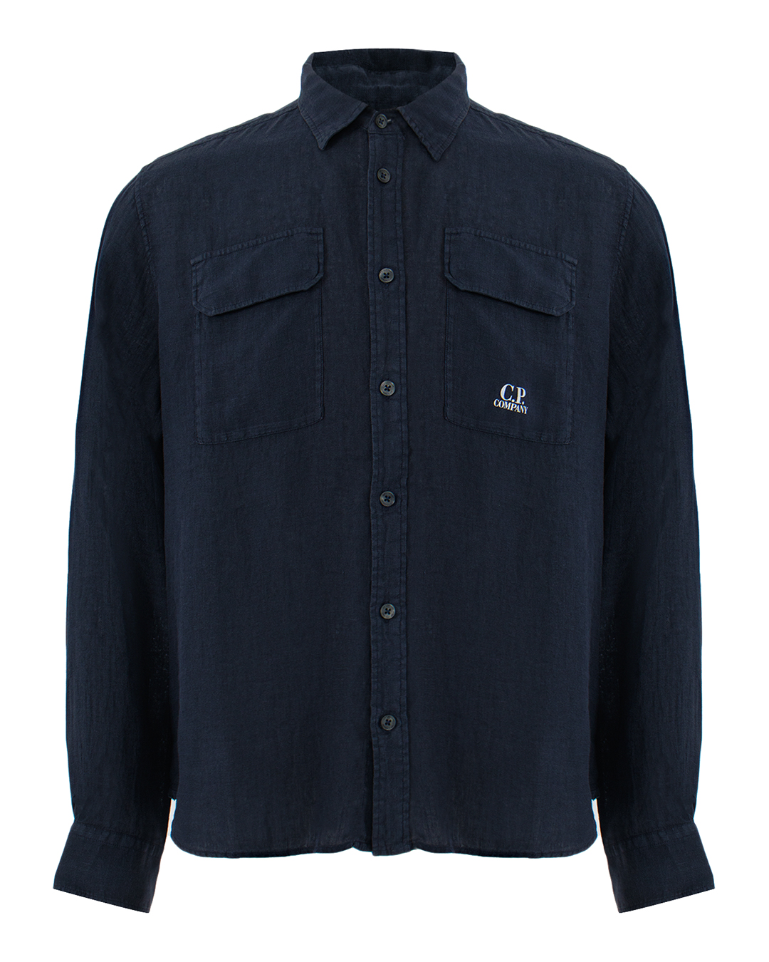 C.P.Company рубашка из льна артикул 18CMSH250A005415G марки C.P.Company купить за 31400 руб.