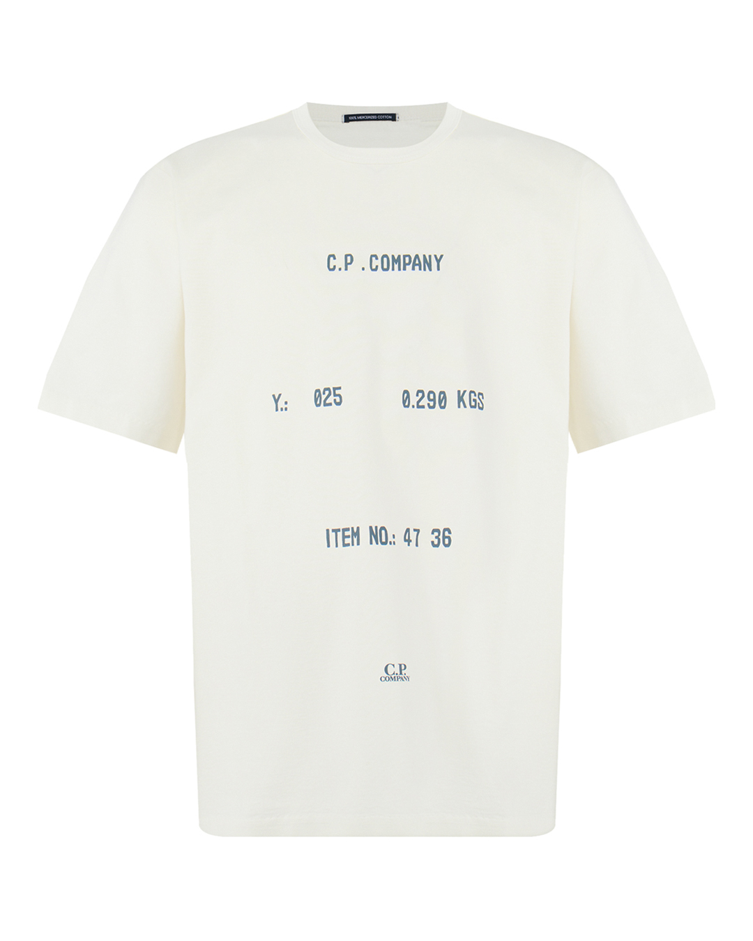 C.P.Company футболка  с принтом артикул 18CMTS107A110301W марки C.P.Company купить за 19200 руб.