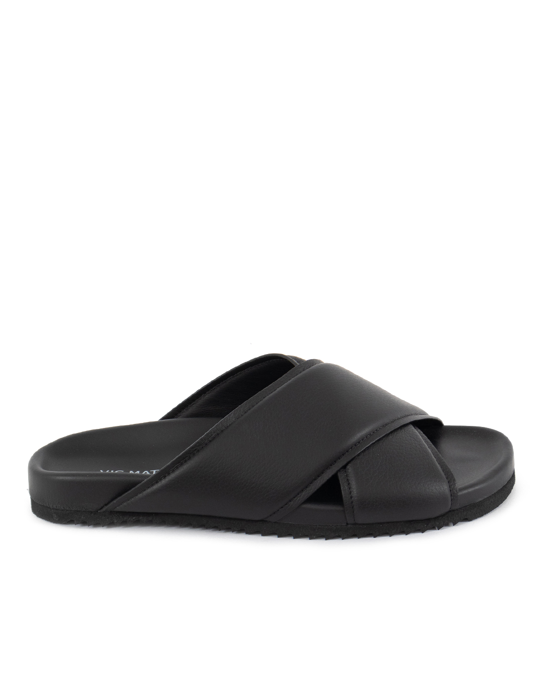 VIC MATIE шлепанцы из натуральной кожи артикул 1E8508U марки VIC MATIE купить за 42800 руб.