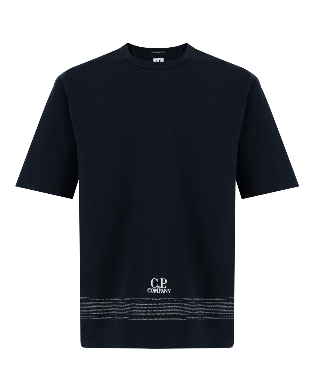 C.P.Company футболка с вышивкой артикул 20CMTS122A110580W марки C.P.Company купить за 19300 руб.