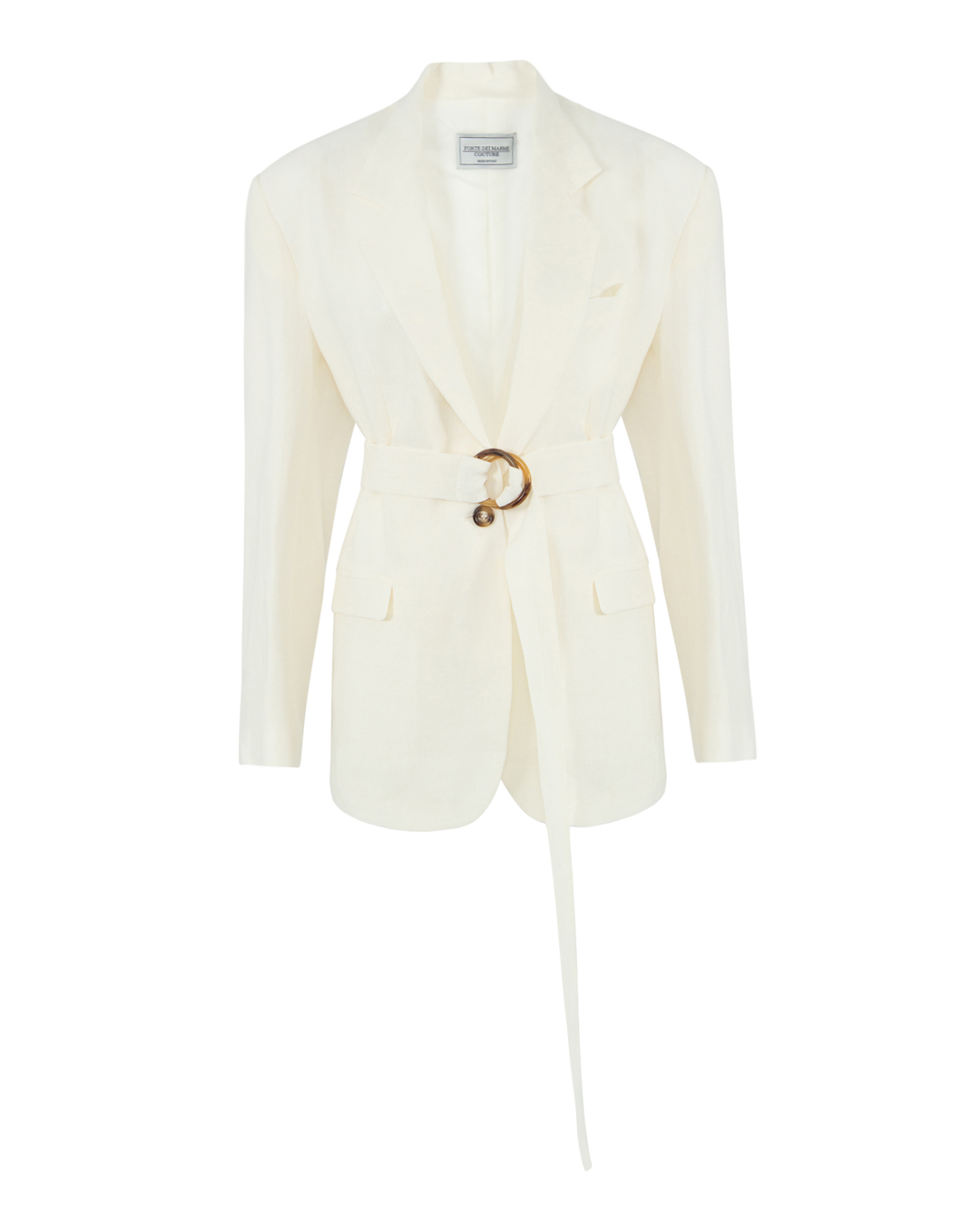 Forte Dei Marmi Couture жакет+ремень с ремнем  артикул 23SF6403 марки Forte Dei Marmi Couture купить за 101900 руб.