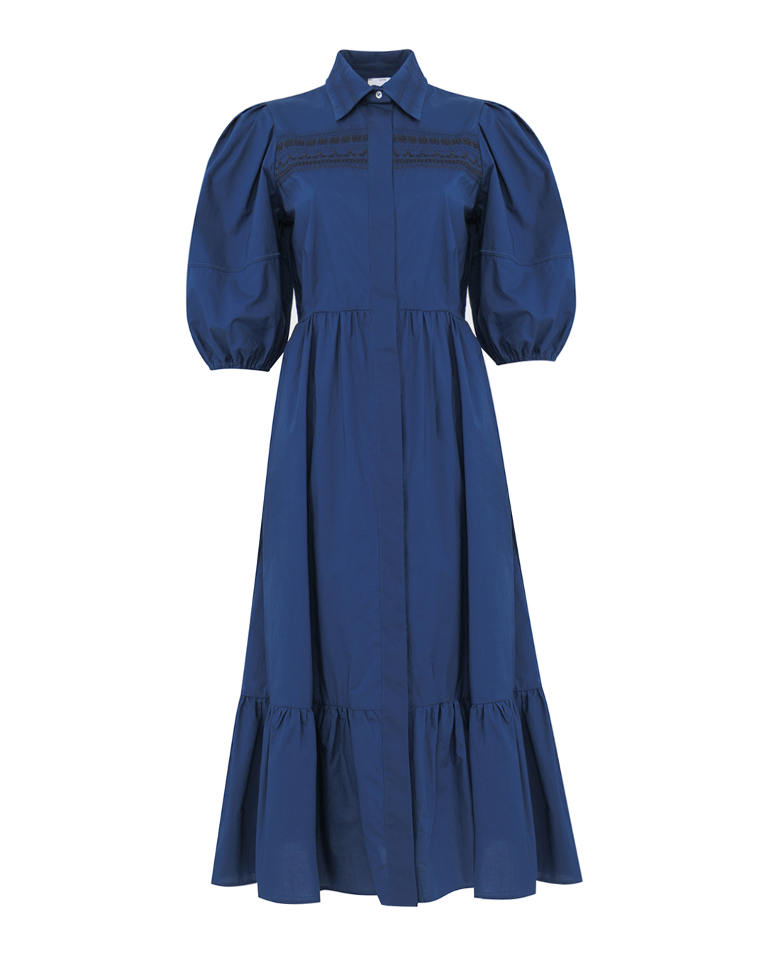 Sfizio платье с рукавами буфами артикул 24FE6208POPLIN марки Sfizio купить за 16800 руб.