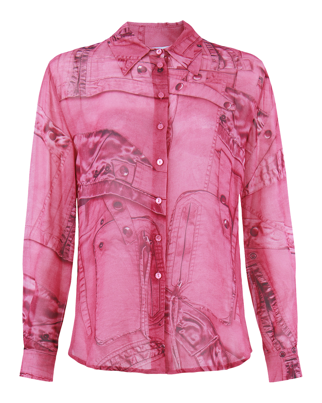 BLUMARINE блуза прямого кроя артикул 2C277A марки BLUMARINE купить за 80400 руб.