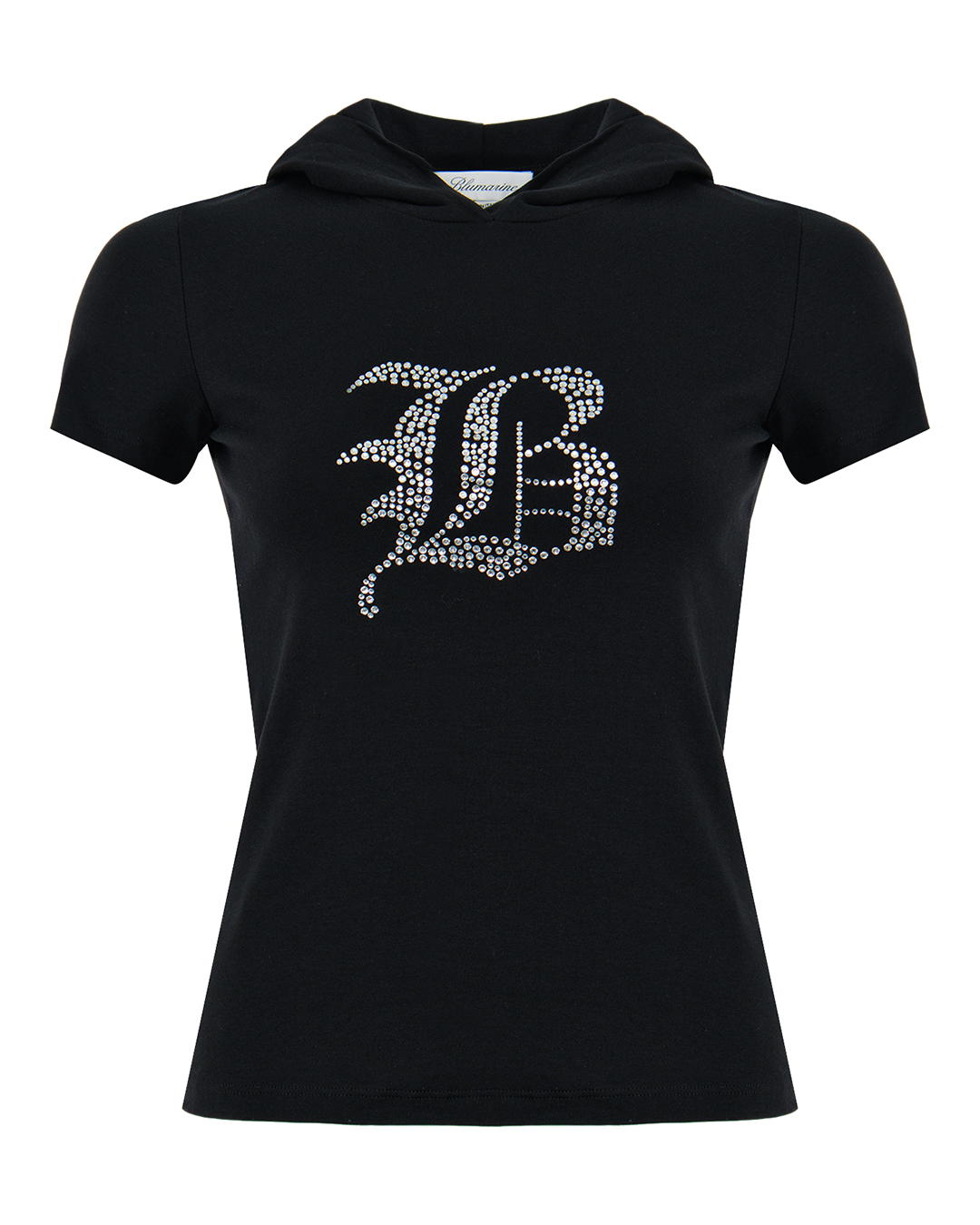 BLUMARINE футболка с капюшоном артикул 2T053A марки BLUMARINE купить за 47200 руб.