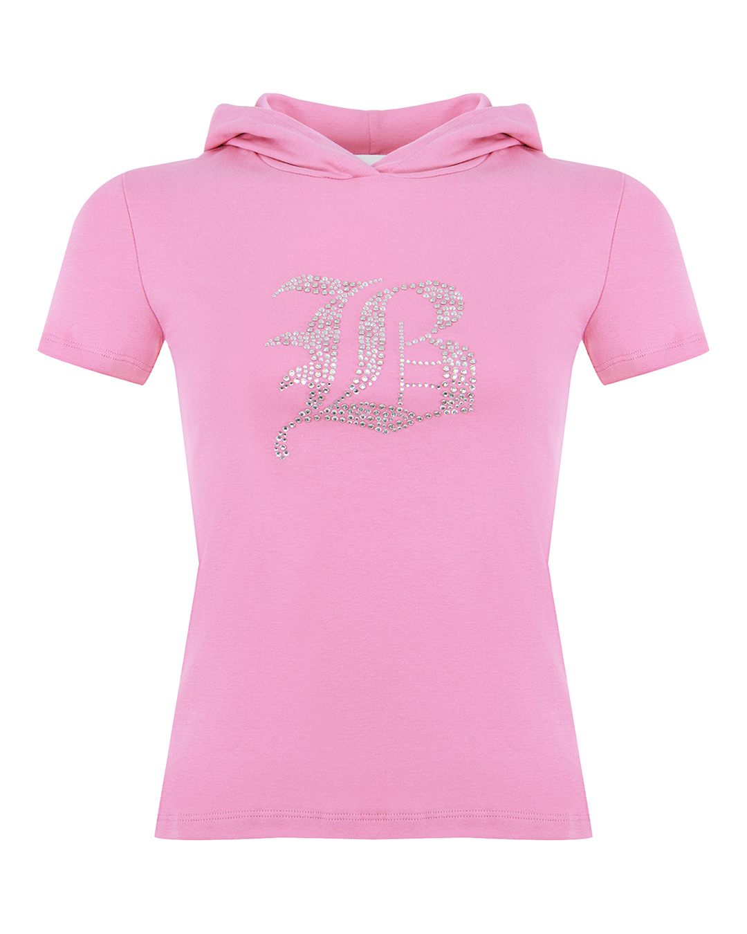 BLUMARINE футболка с капюшоном из 100% хлопка артикул 2T053A марки BLUMARINE купить за 47200 руб.