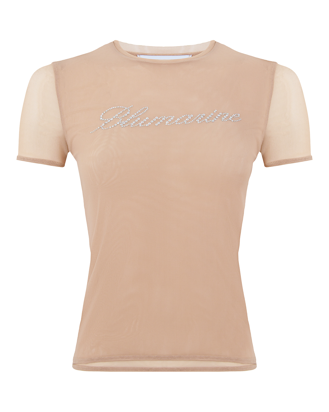 BLUMARINE блуза из двухслойной сетки артикул 2T055A марки BLUMARINE купить за 48000 руб.