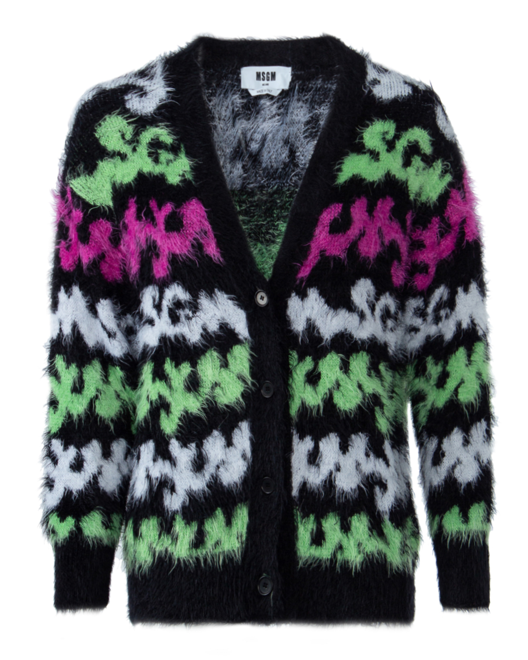 MSGM кардиган из ворсистой пряжи  артикул 3341MDM159 марки MSGM купить за 27800 руб.