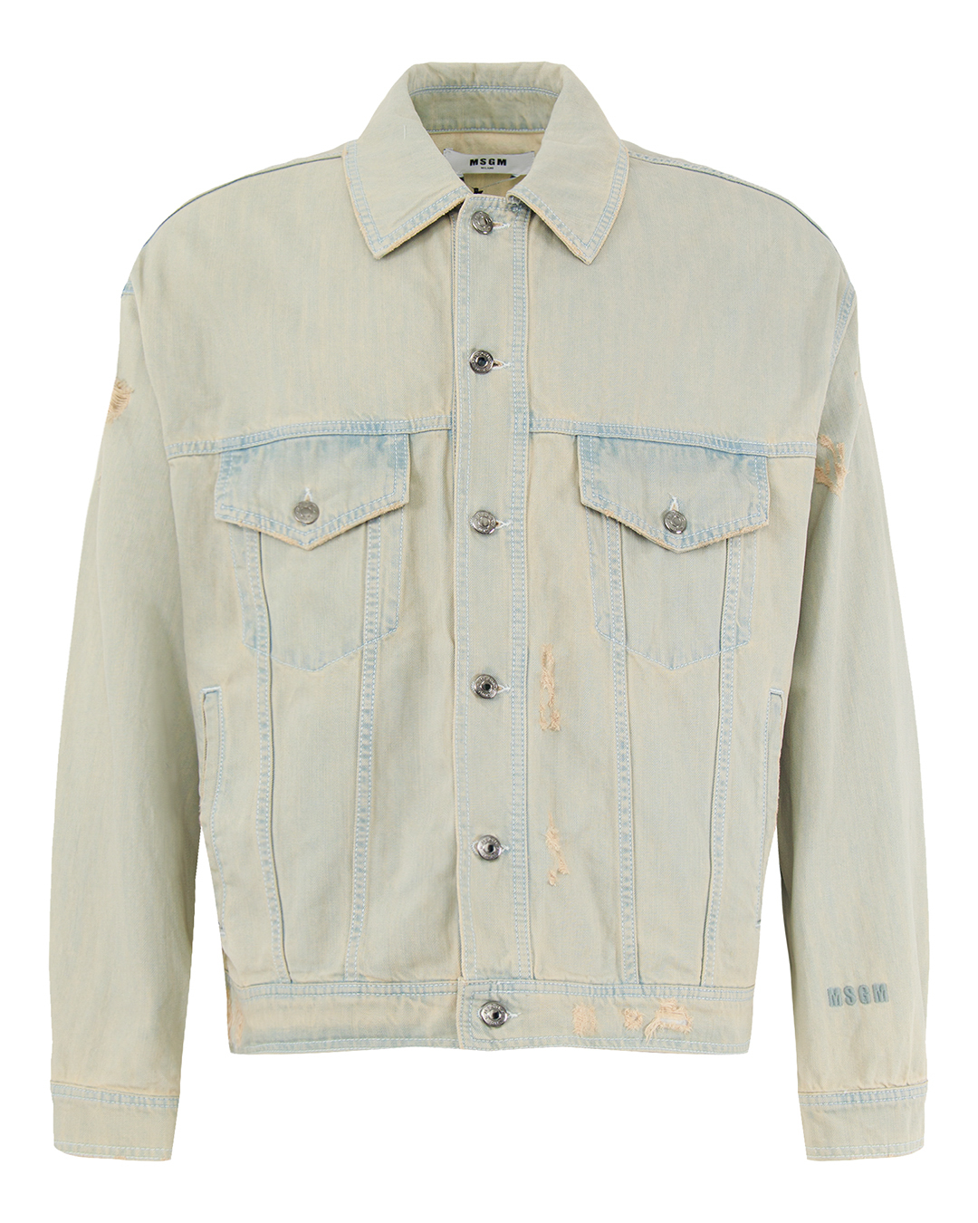 MSGM куртка из денима артикул 3640MH231L марки MSGM купить за 55600 руб.