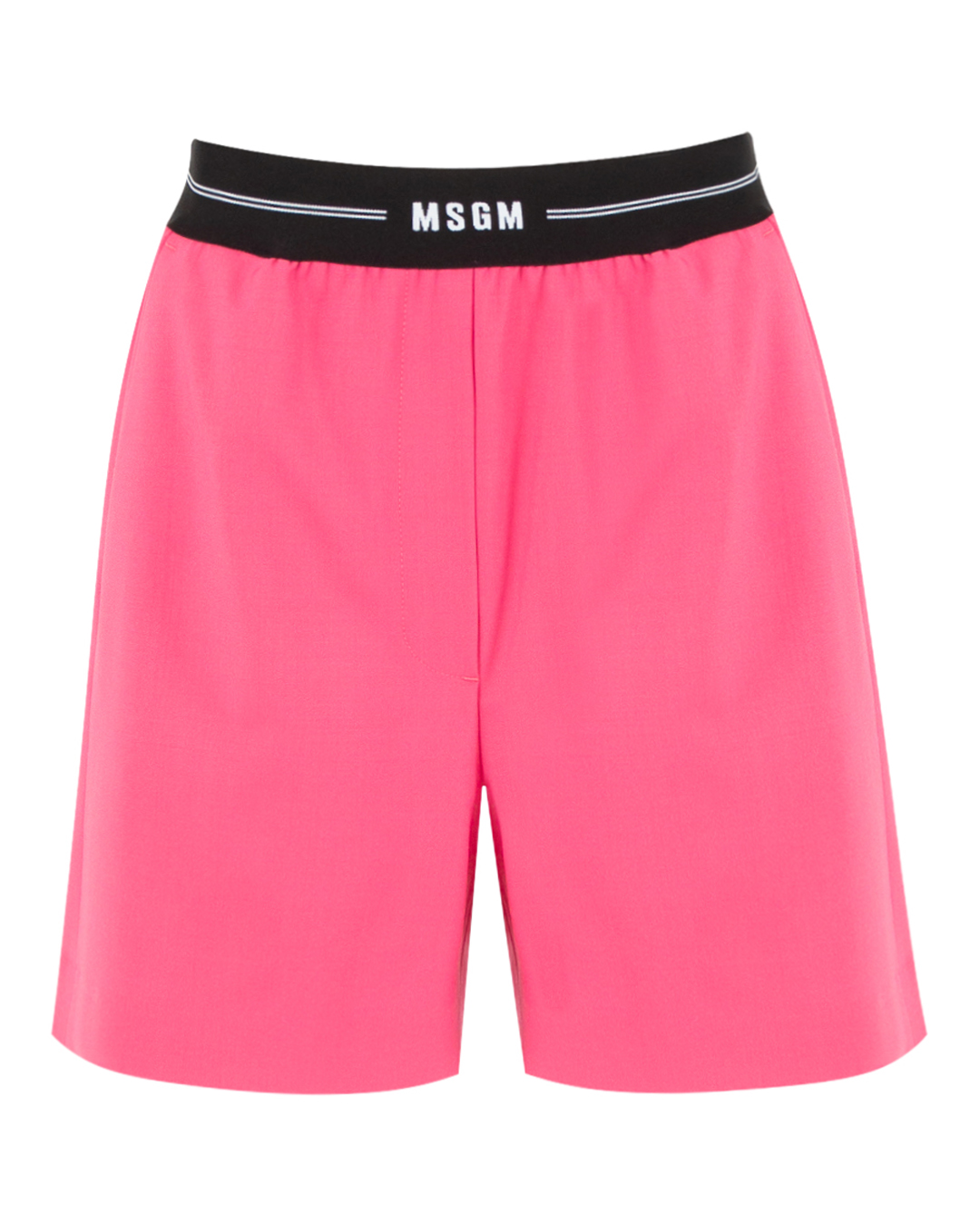 MSGM шорты с брендированной линией пояса  артикул 3641MDB09 марки MSGM купить за 12400 руб.
