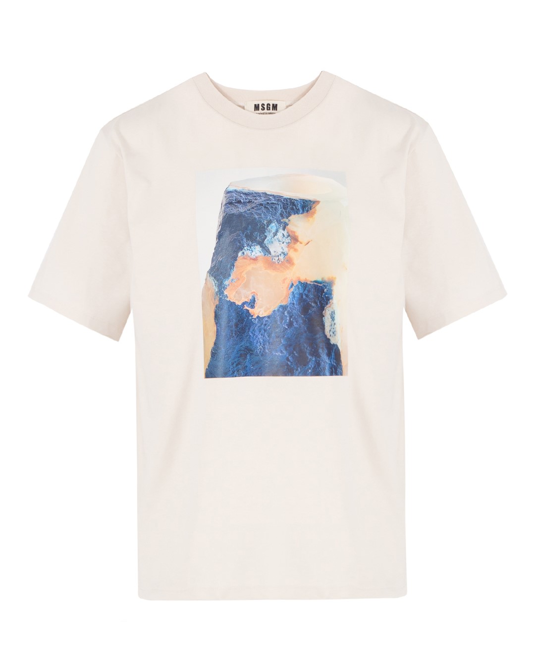 MSGM футболка с принтом  артикул 3646MM02 марки MSGM купить за 26300 руб.