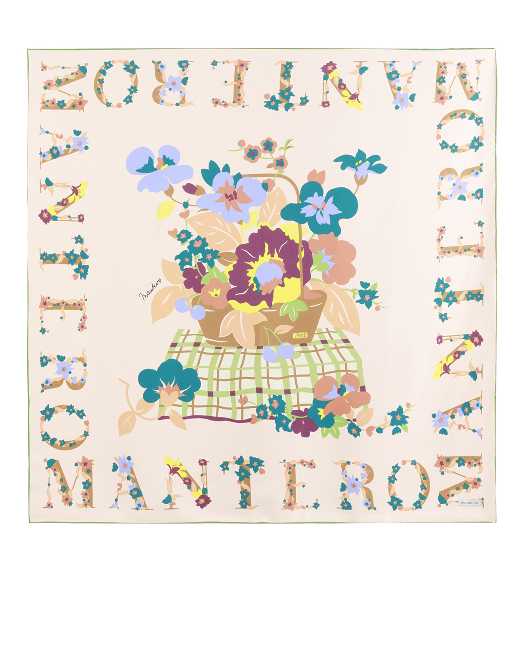 Mantero 1902 платок из шелка артикул 37388 00001 марки Mantero 1902 купить за 29400 руб.
