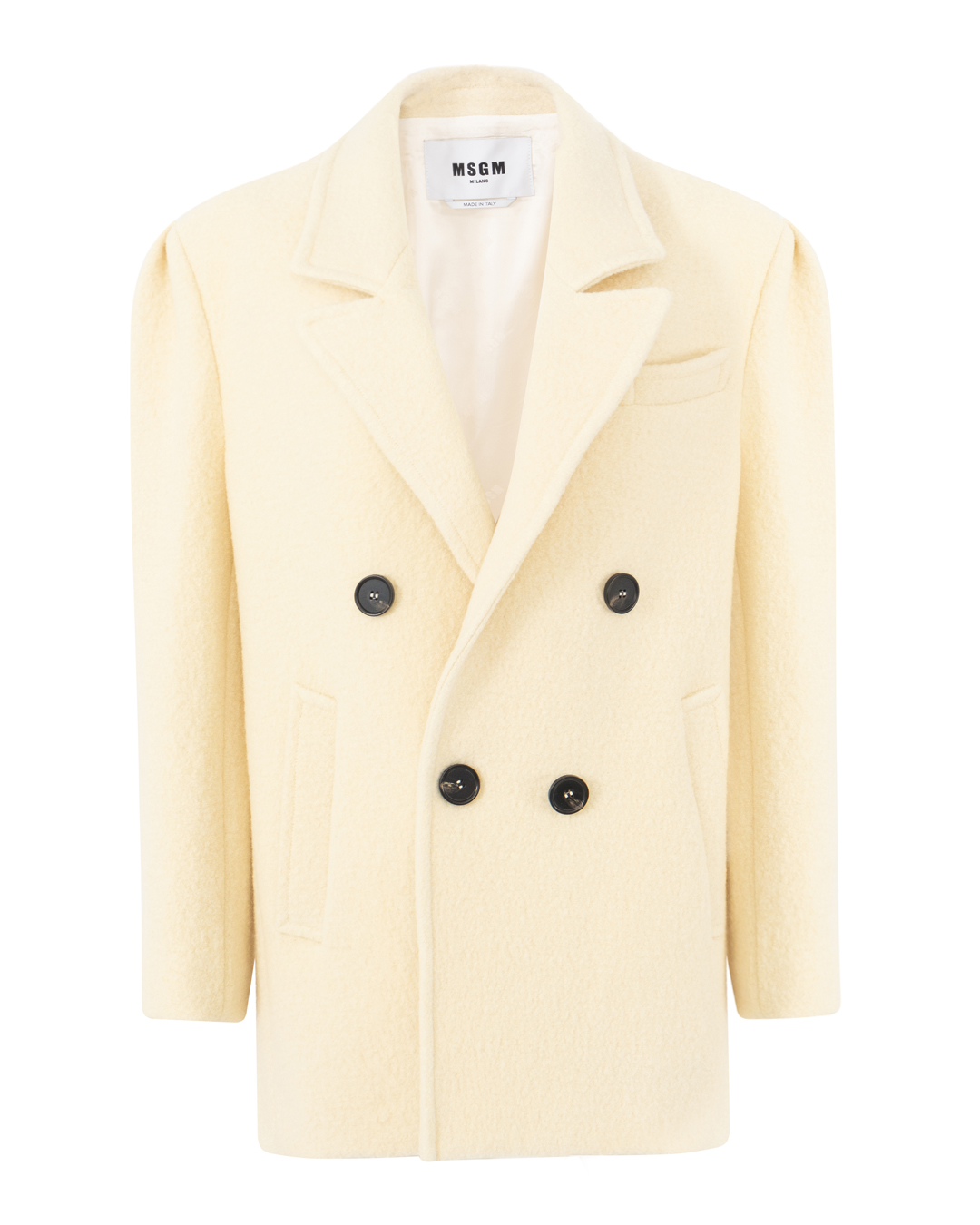 MSGM пальто двухбортное артикул 3741MDC04 марки MSGM купить за 97600 руб.