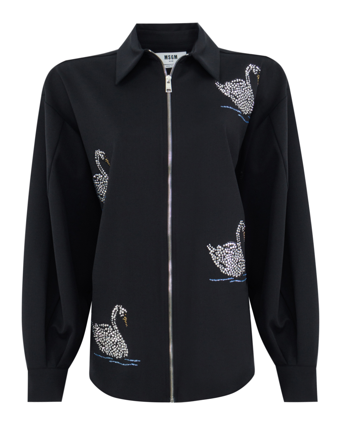 MSGM рубашка с отделкой стразами артикул 3742MDE11X марки MSGM купить за 35900 руб.