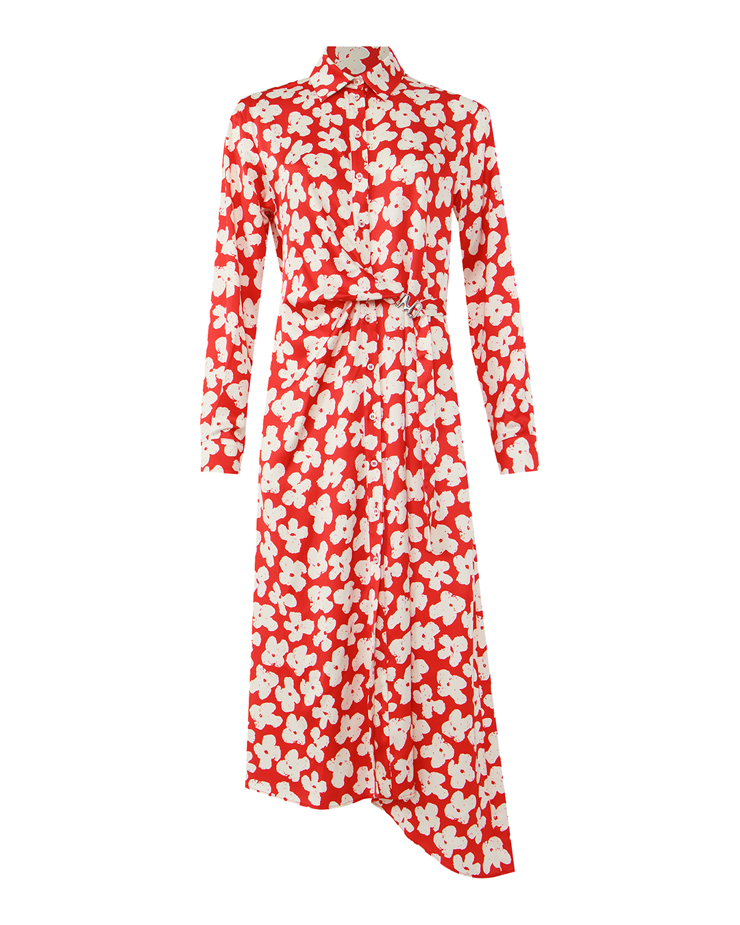 MSGM платье с ассиметричным подолом артикул 3841MDA24 марки MSGM купить за 81600 руб.