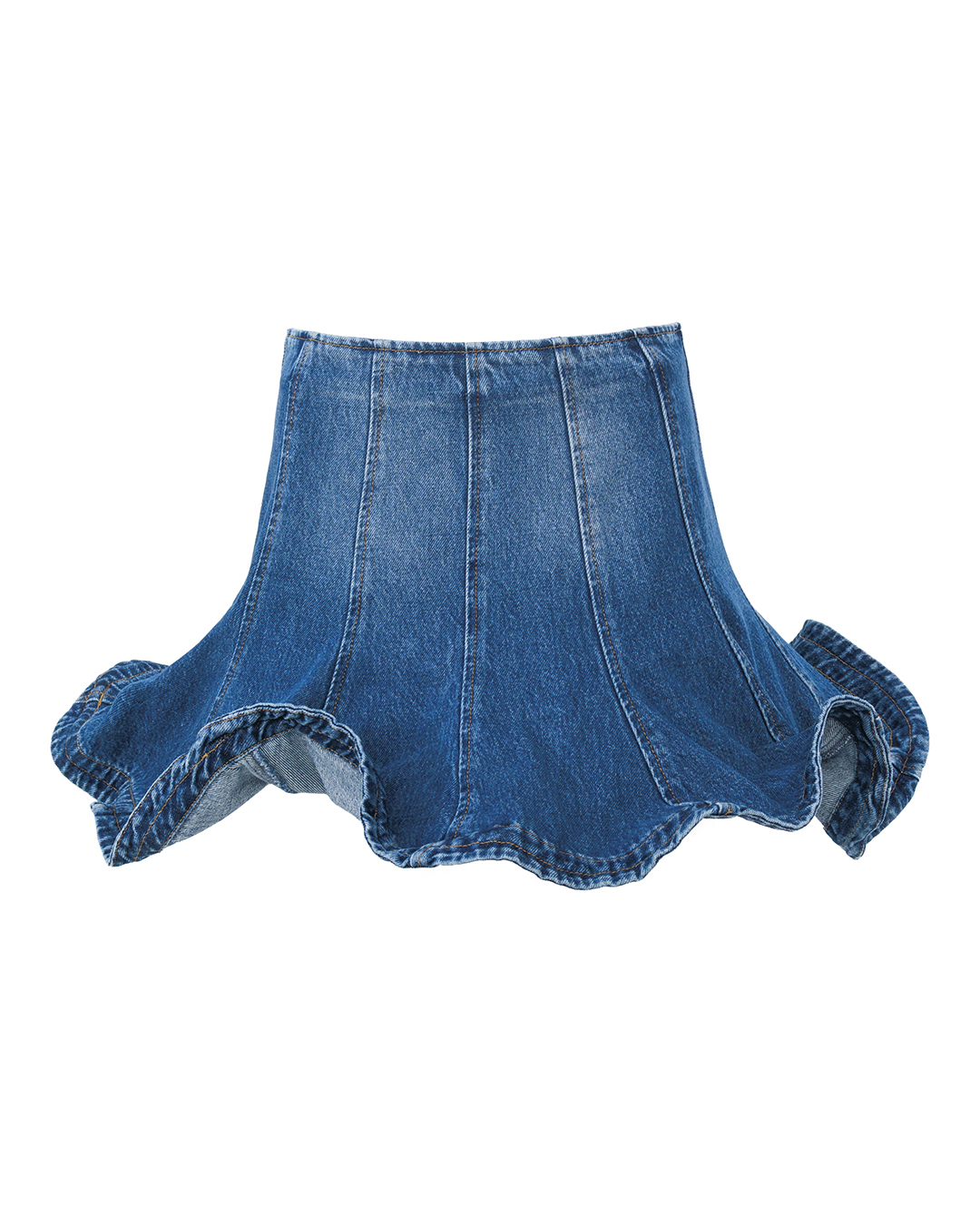 MSGM юбка  из денима артикул 3842MDD231 марки MSGM купить за 55600 руб.