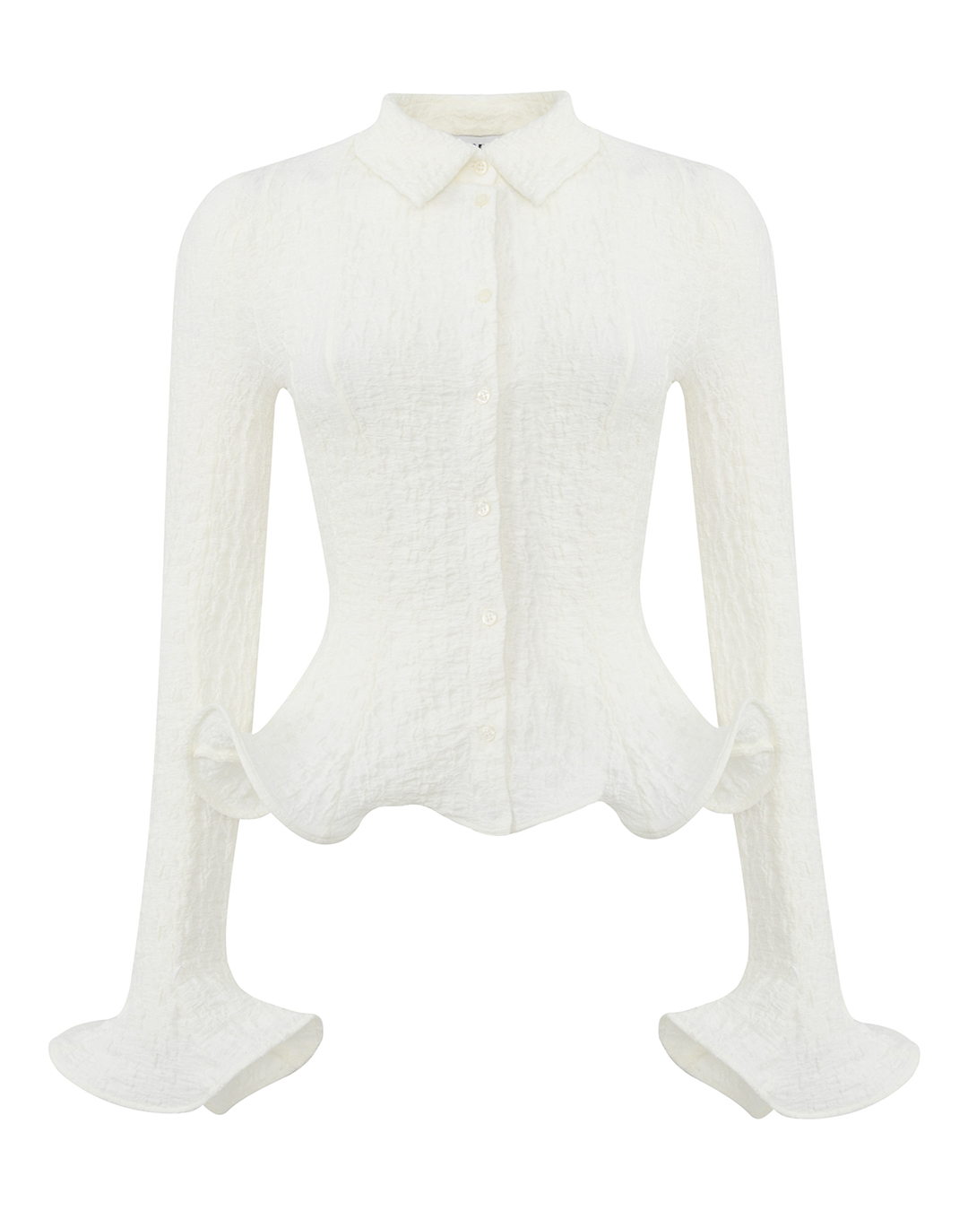 MSGM блуза  жатой текстуры артикул 3842MDE08 марки MSGM купить за 32400 руб.
