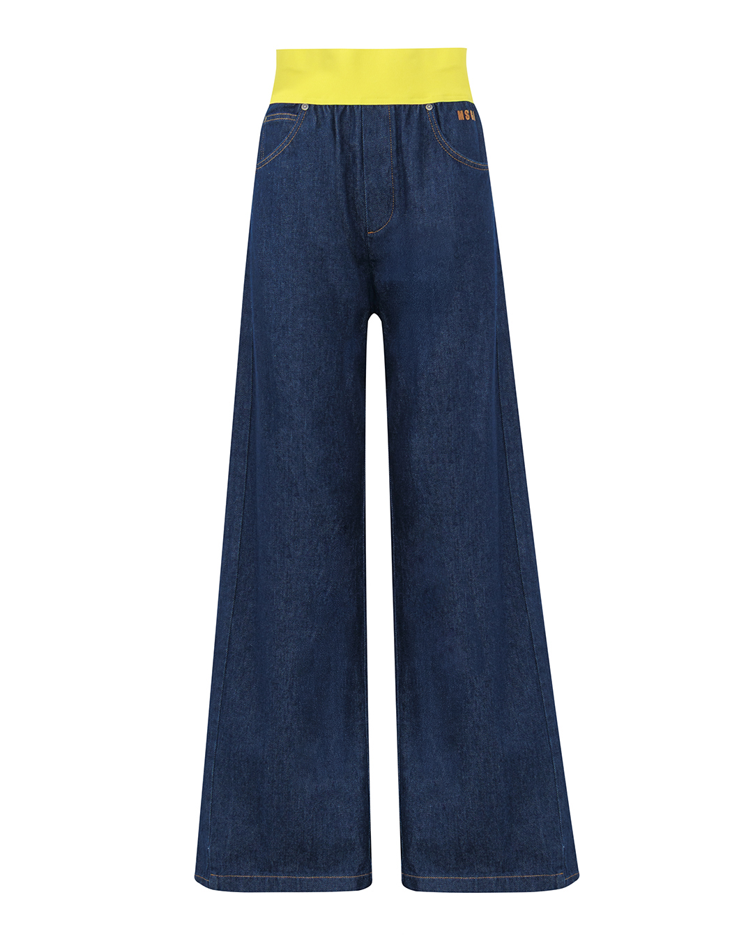MSGM джинсы  с поясом резинкой артикул 3842MDP236 марки MSGM купить за 25000 руб.
