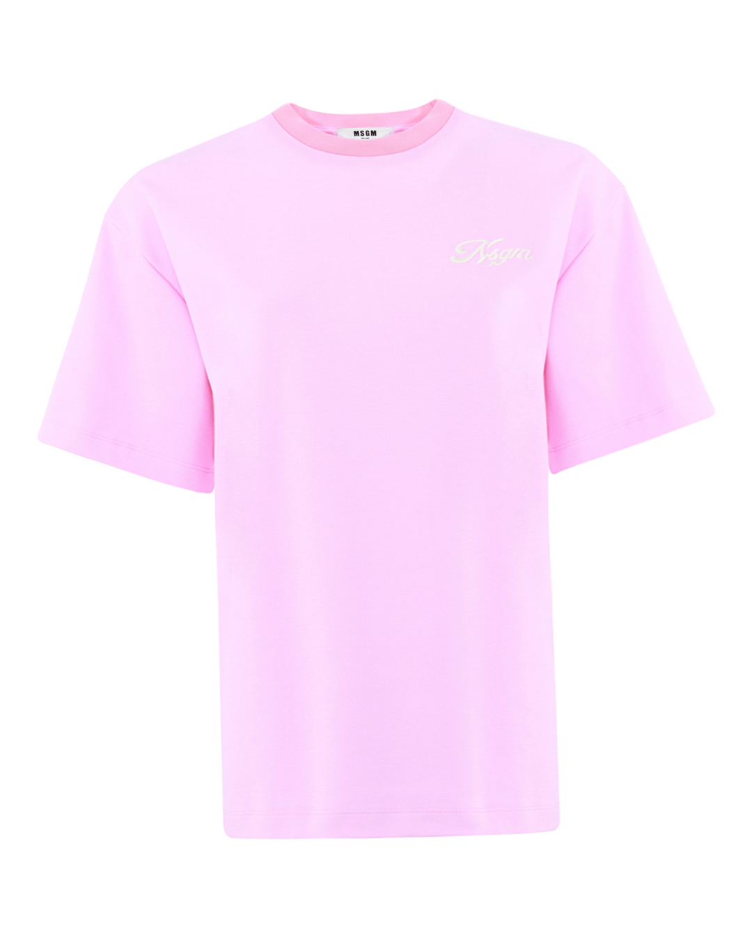 MSGM футболка с вышивкой артикул 4041MDM113 марки MSGM купить за 25100 руб.