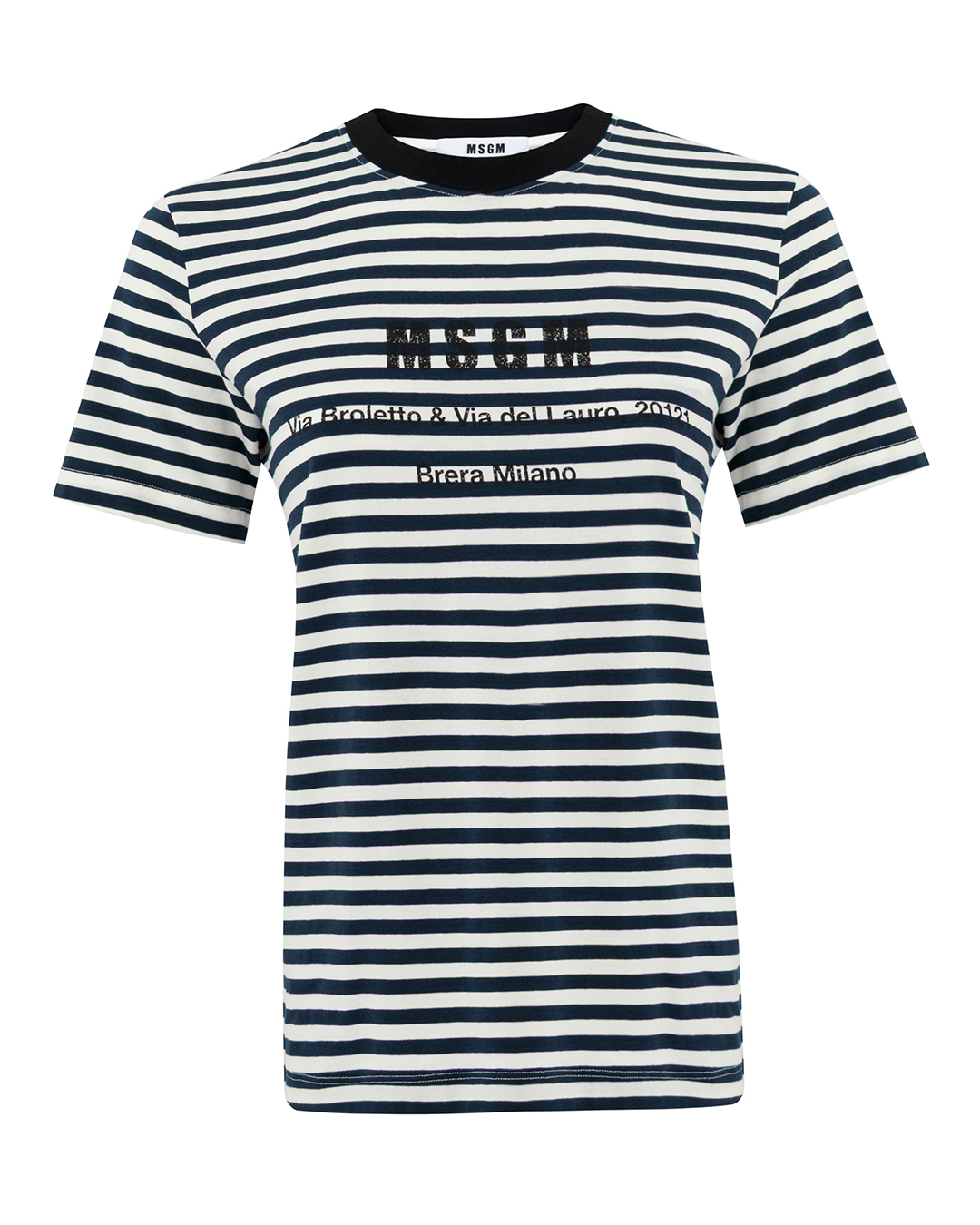 MSGM футболка в полоску артикул 4041MDM118N марки MSGM купить за 20500 руб.