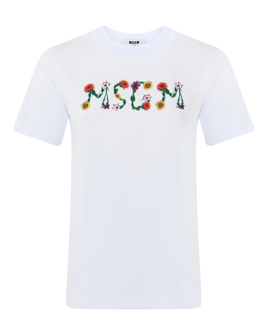 MSGM футболка с принтом артикул 4041MDM124N марки MSGM купить за 27000 руб.