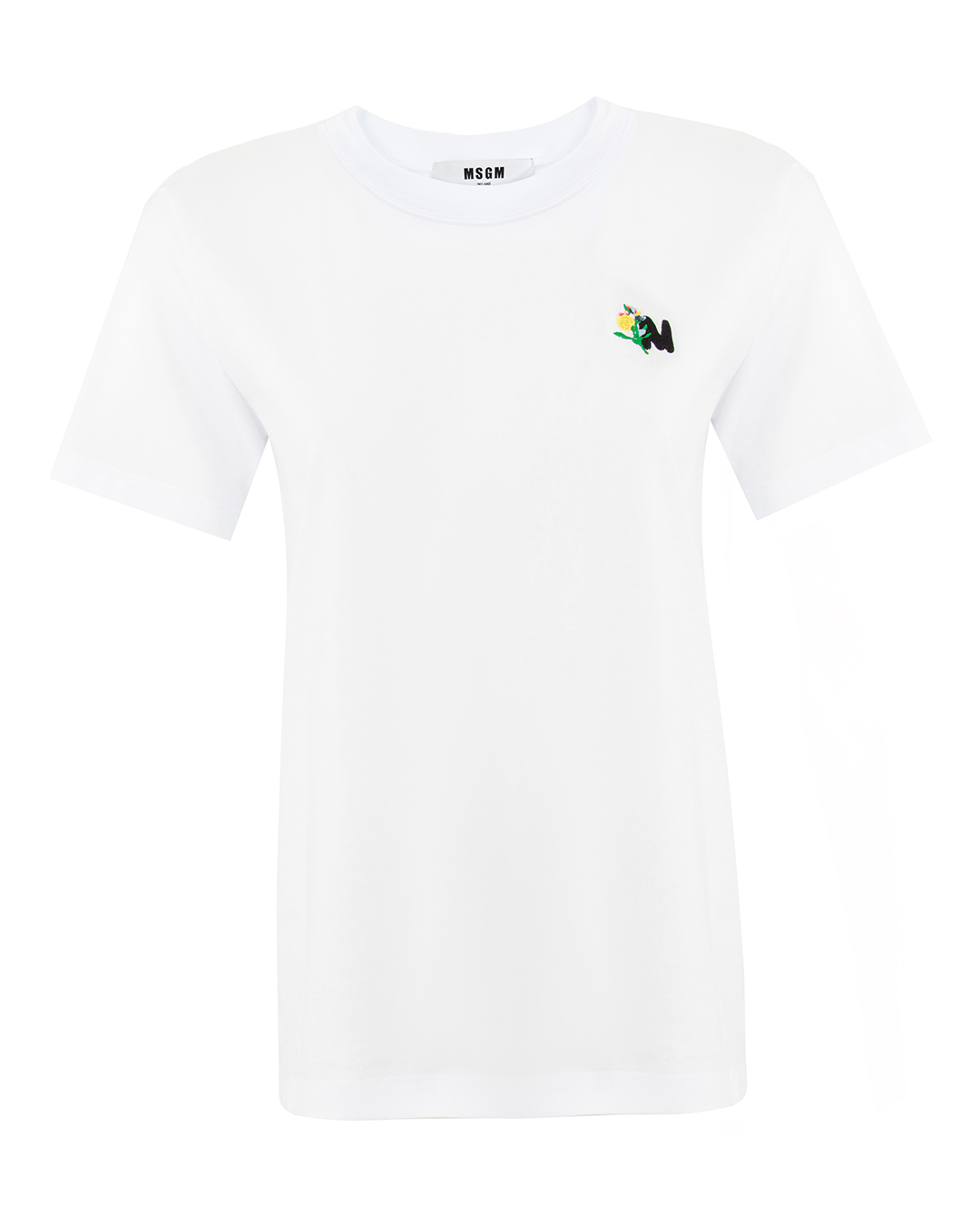 MSGM футболка с вышивкой артикул 4041MDM127D марки MSGM купить за 17500 руб.