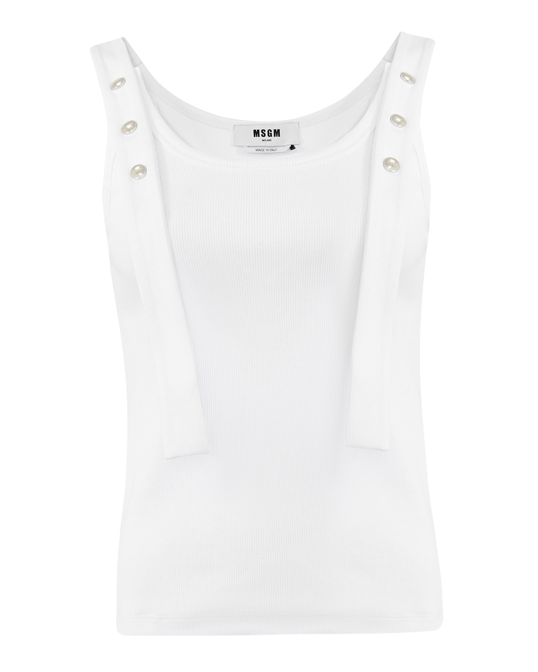 MSGM топ с клепками  артикул 4041MDT73N марки MSGM купить за 19800 руб.