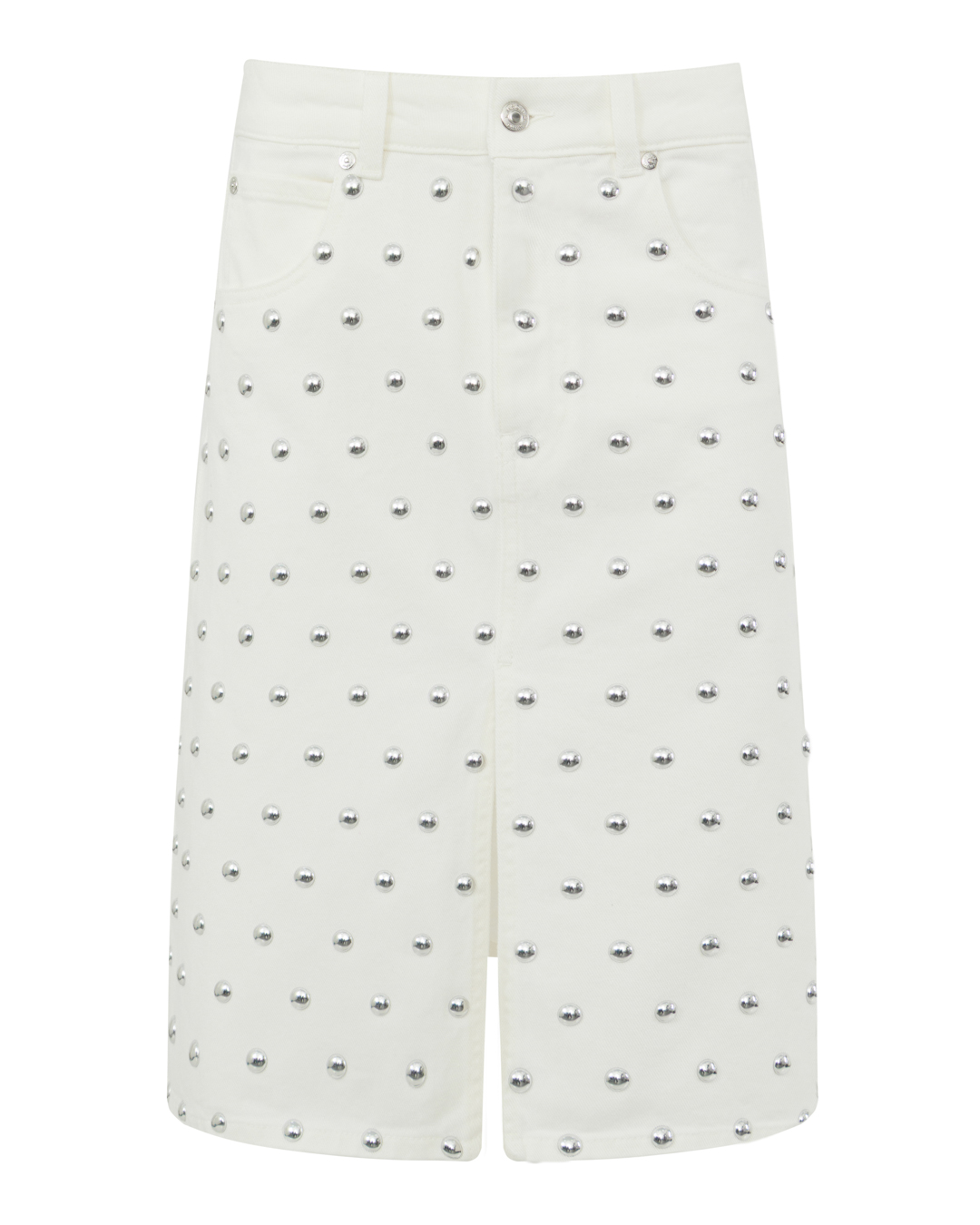 MSGM юбка с отделкой клепками  артикул 4042MDD231T марки MSGM купить за 42600 руб.
