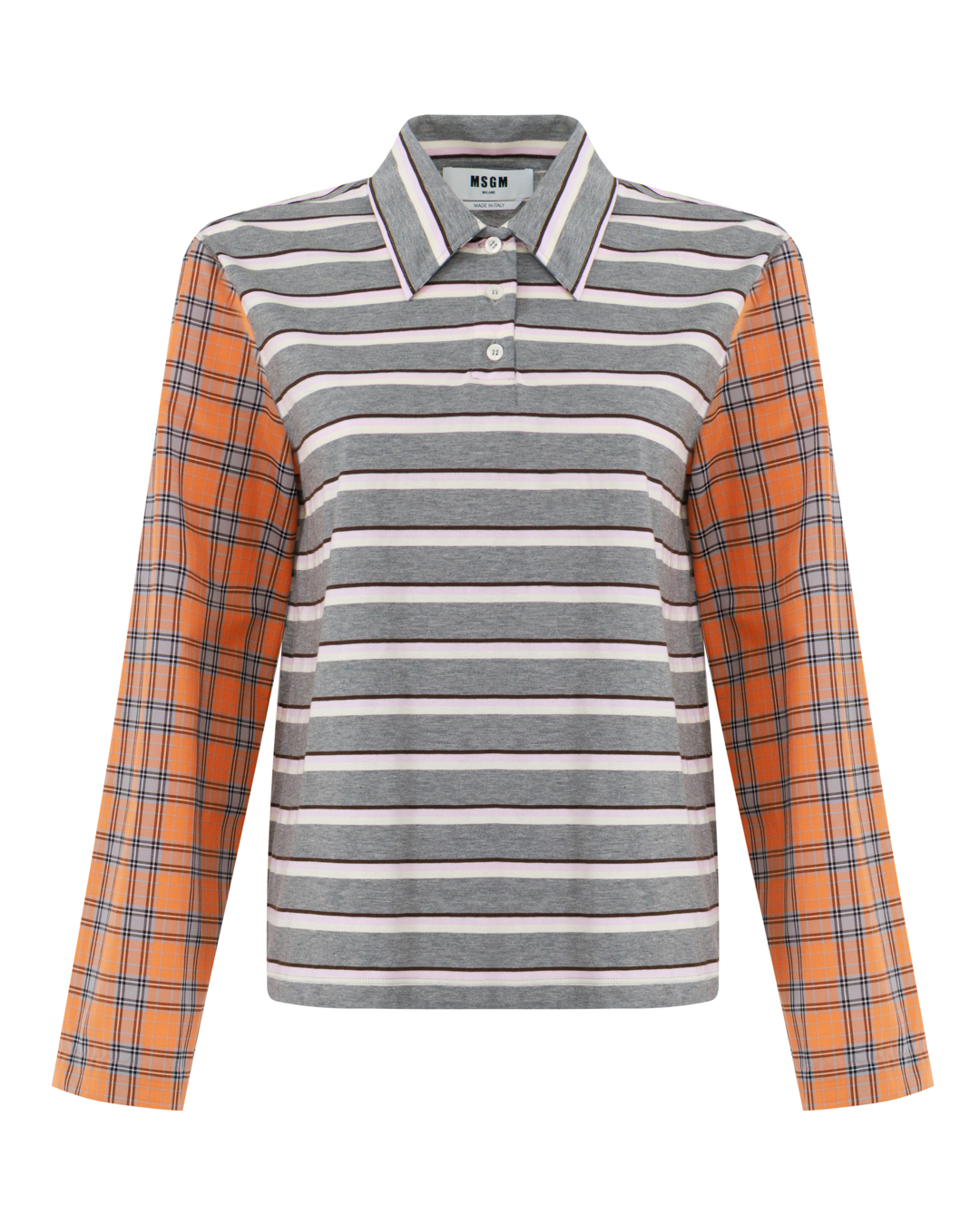 MSGM поло комбинированное артикул 4042MDM104 марки MSGM купить за 34500 руб.