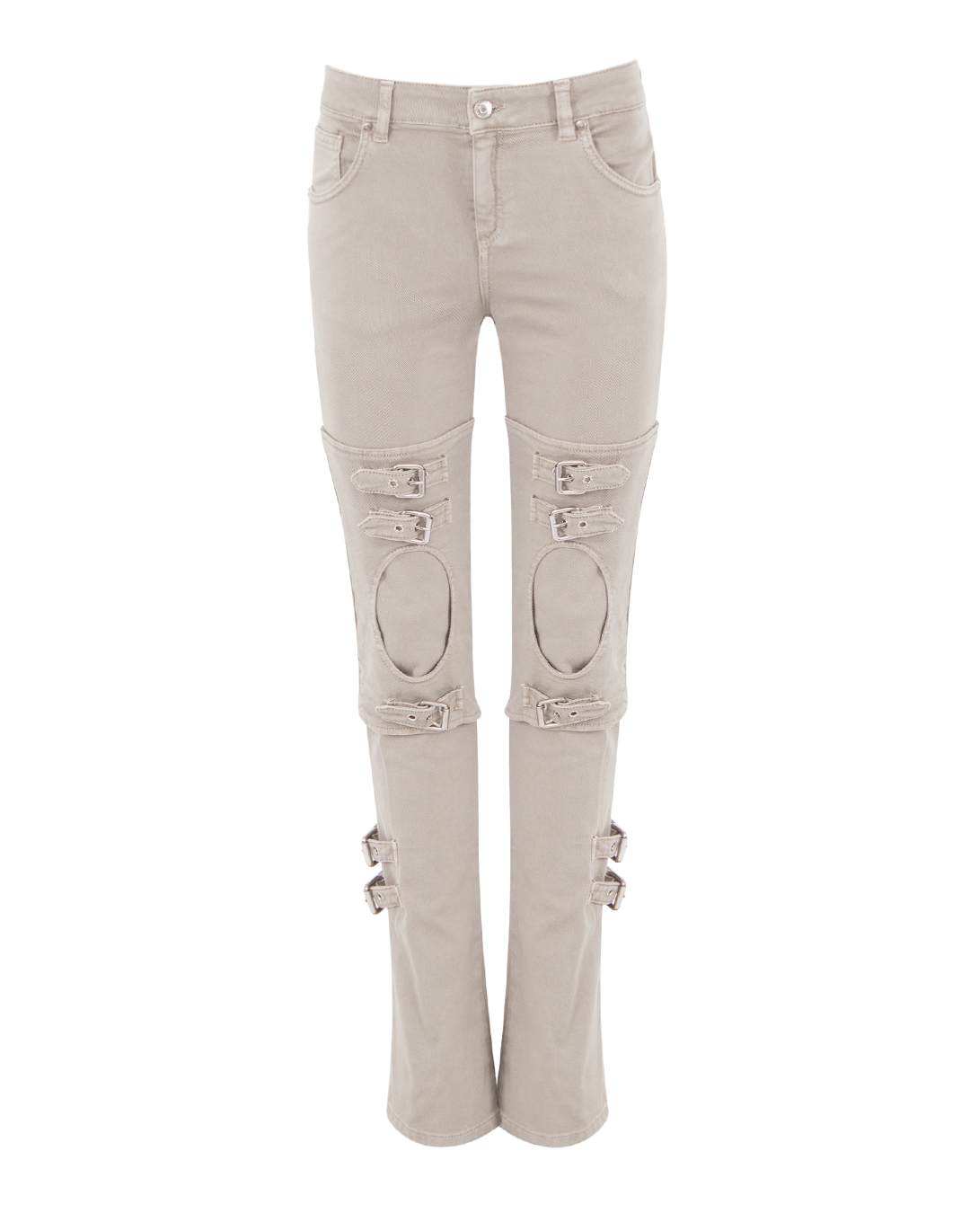 BLUMARINE джинсы с застежкой на ремешки  артикул 4J031A марки BLUMARINE купить за 102800 руб.