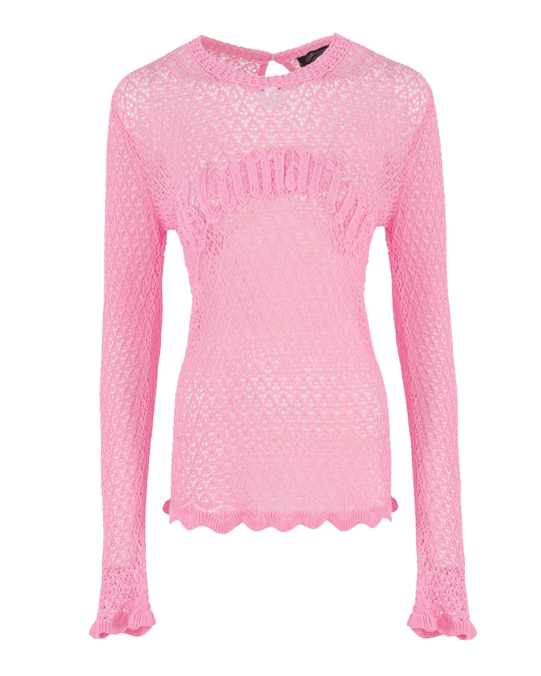 BLUMARINE джемпер с узорным краем  артикул 4M026A марки BLUMARINE купить за 83200 руб.