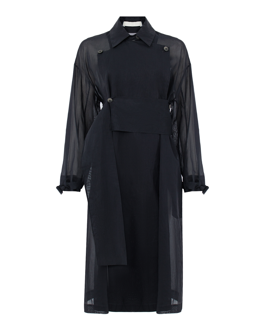 Mao by Mao плащ  с прозрачными вставками артикул 5422SW083 марки Mao by Mao купить за 41400 руб.