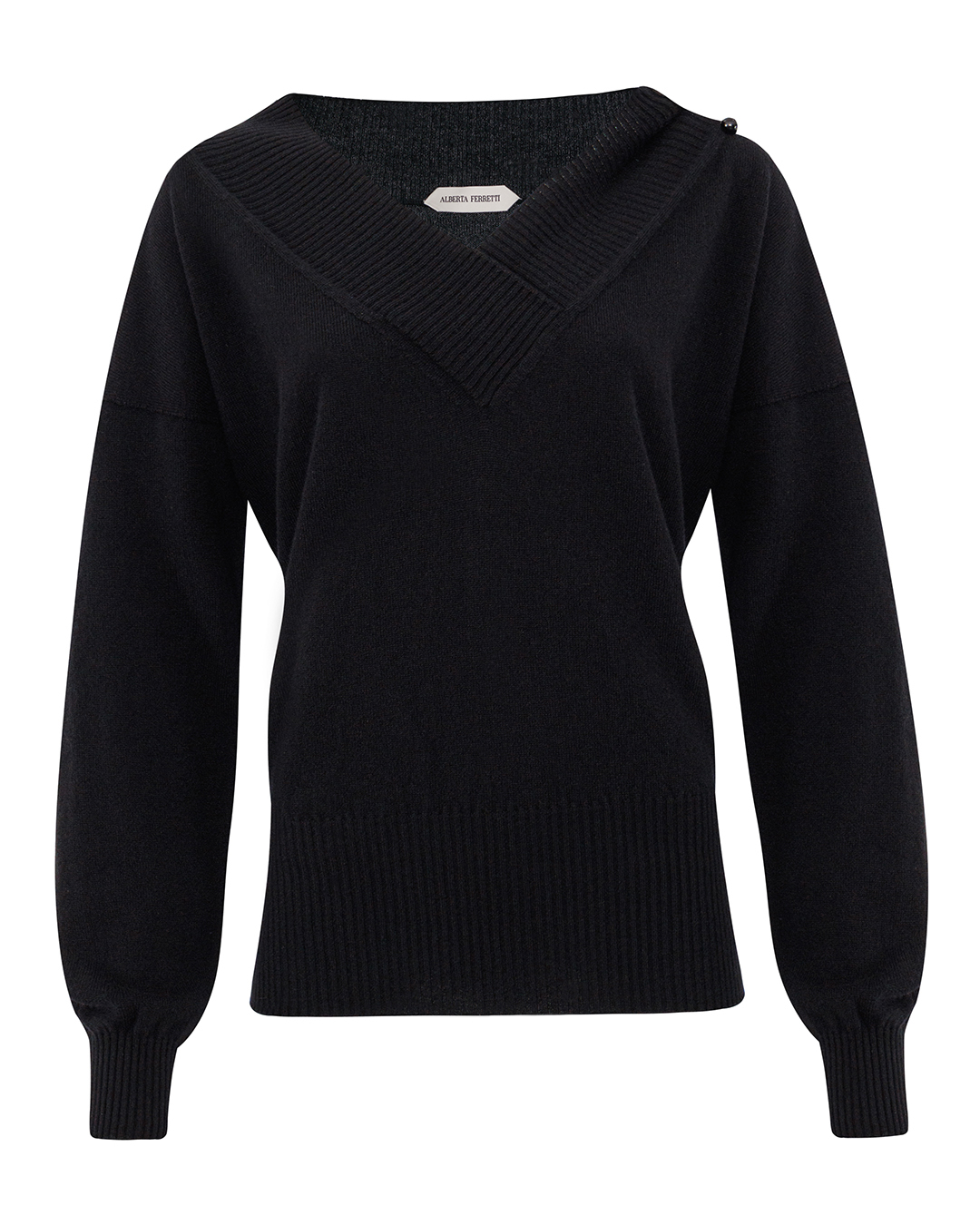 Alberta Ferretti джемпер украшенный бусинами артикул A0906 марки Alberta Ferretti купить за 97500 руб.