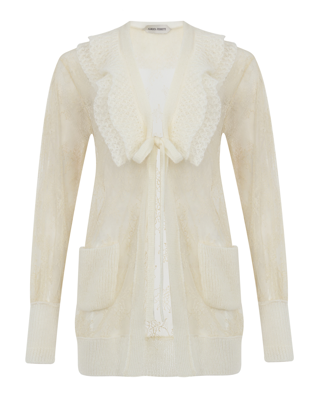 Alberta Ferretti кардиган с рюшами артикул A0909.26 марки Alberta Ferretti купить за 84400 руб.