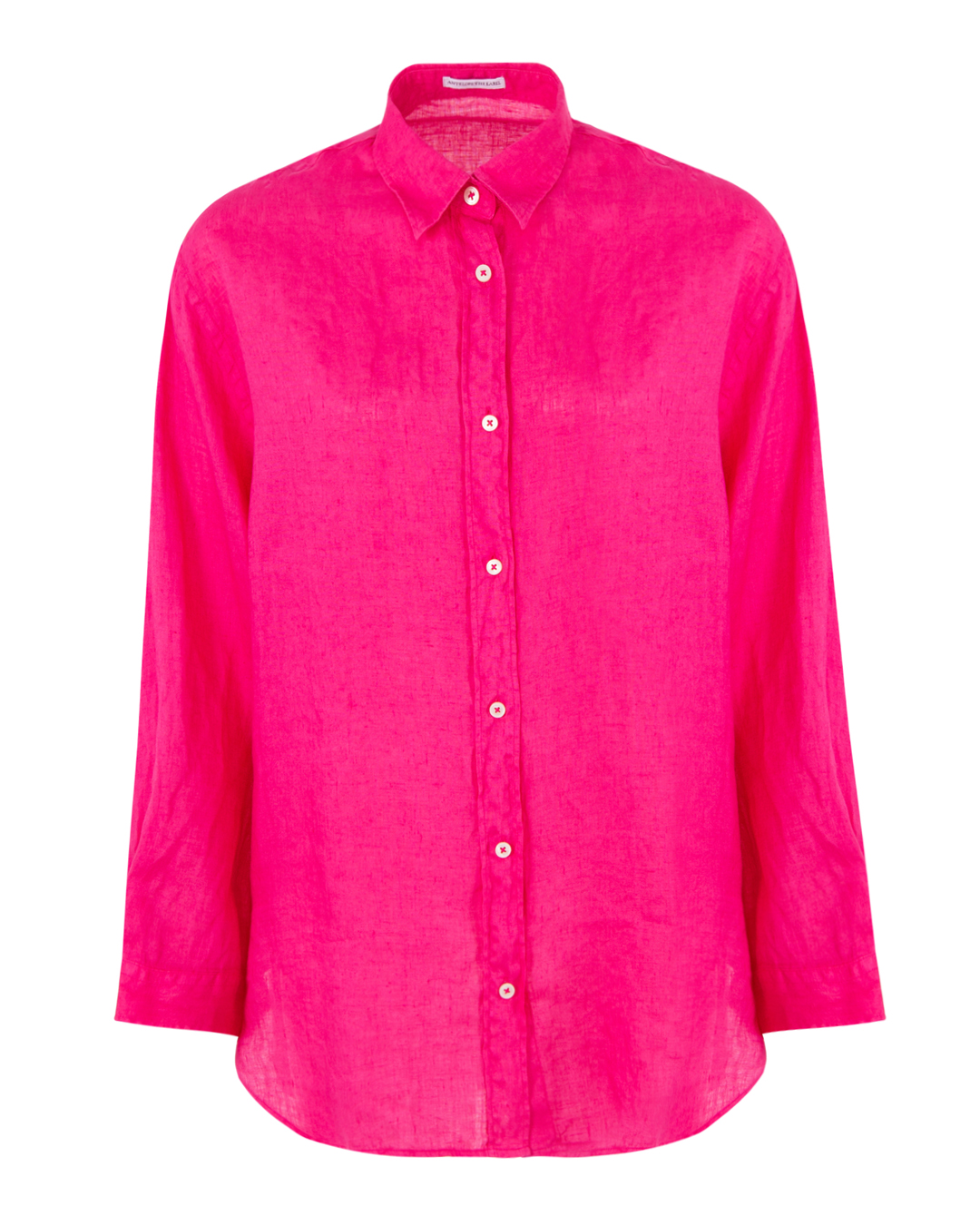 ANTELOPE THE LABEL рубашка свободного силуэта  изо льна  артикул A1.FUKSIA.24 марки ANTELOPE THE LABEL купить за 15700 руб.