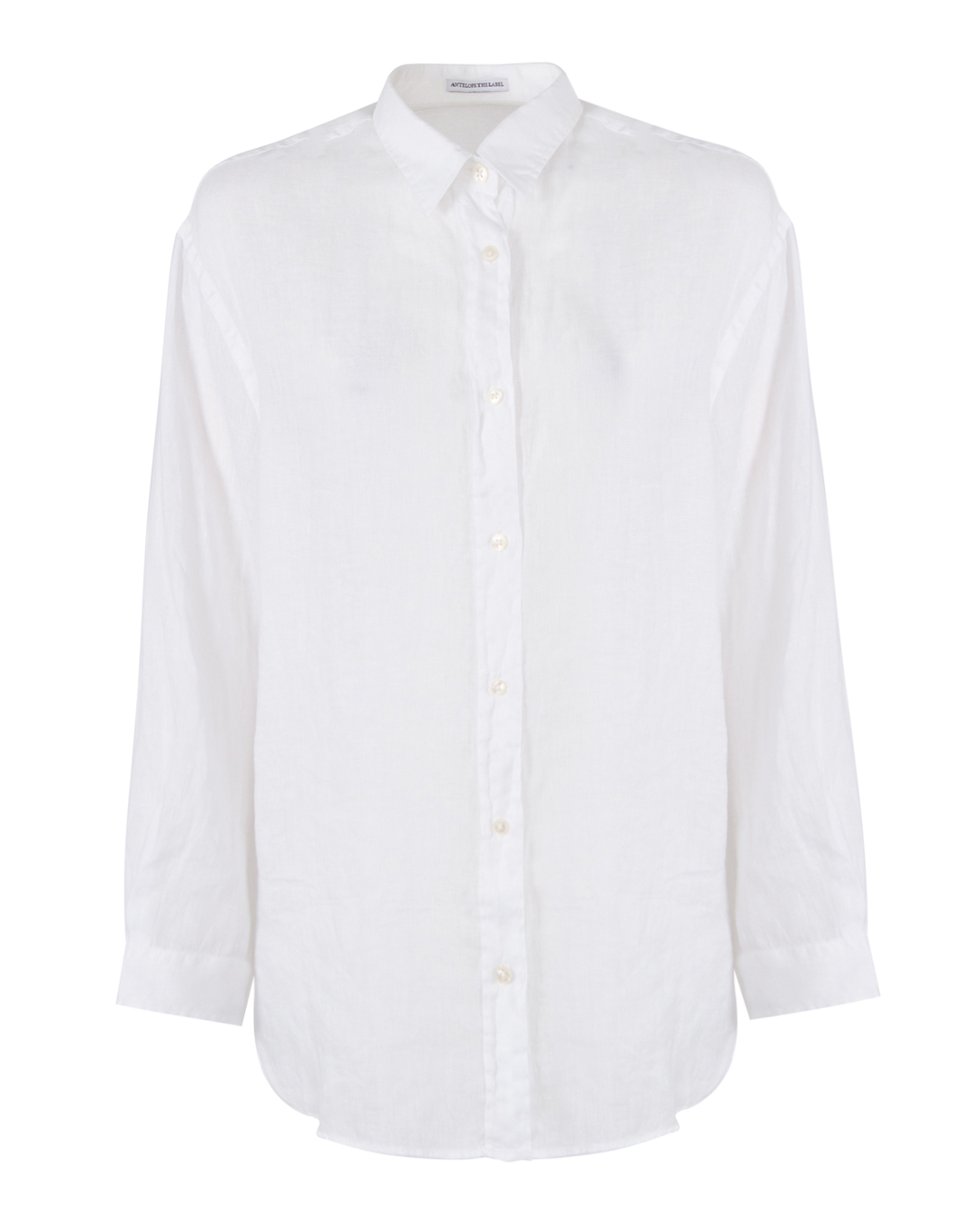 ANTELOPE THE LABEL рубашка свободного силуэта  изо льна  артикул A1.WHITE.24 марки ANTELOPE THE LABEL купить за 15700 руб.