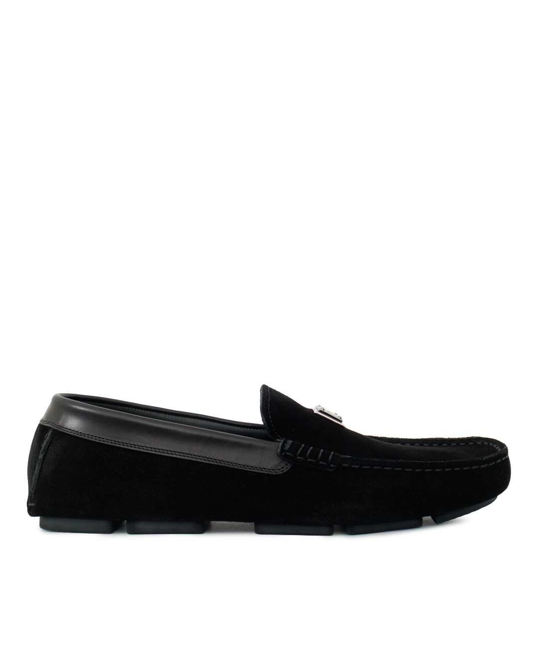 Dolce & Gabbana мокасины из натуральной замши артикул A50735 A0100 марки Dolce&Gabbana купить за 89500 руб.