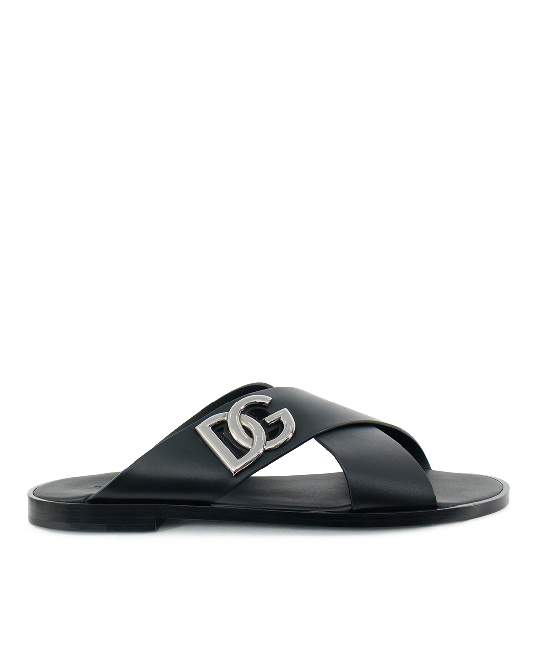Dolce & Gabbana шлепанцы из натуральной кожи артикул A80440 AO602 марки Dolce&Gabbana купить за 87000 руб.