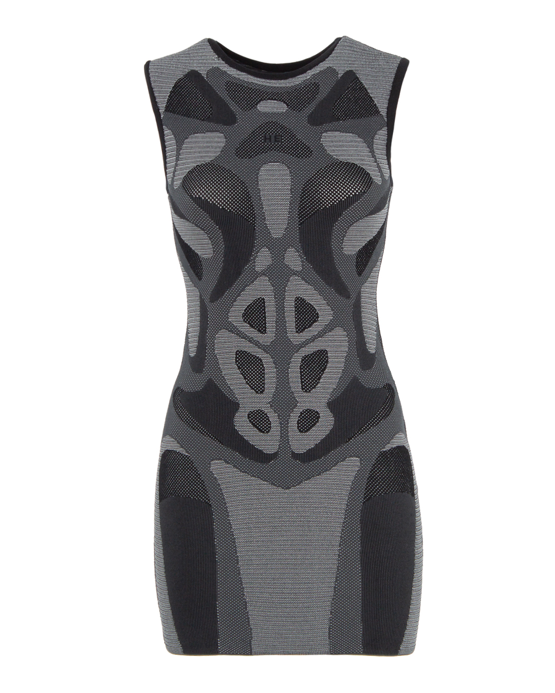 HELIOT EMIL платье с имитацией рельефа фигуры  артикул AW23_W_07_054_BLK01 марки HELIOT EMIL купить за 62600 руб.