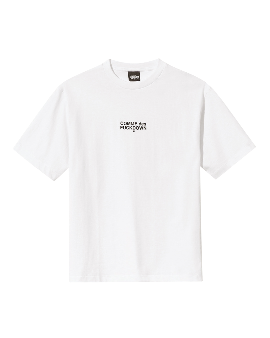 COMME des FUCKDOWN футболка прямого силуэта  артикул CFABM00013 марки COMME des FUCKDOWN купить за 12500 руб.