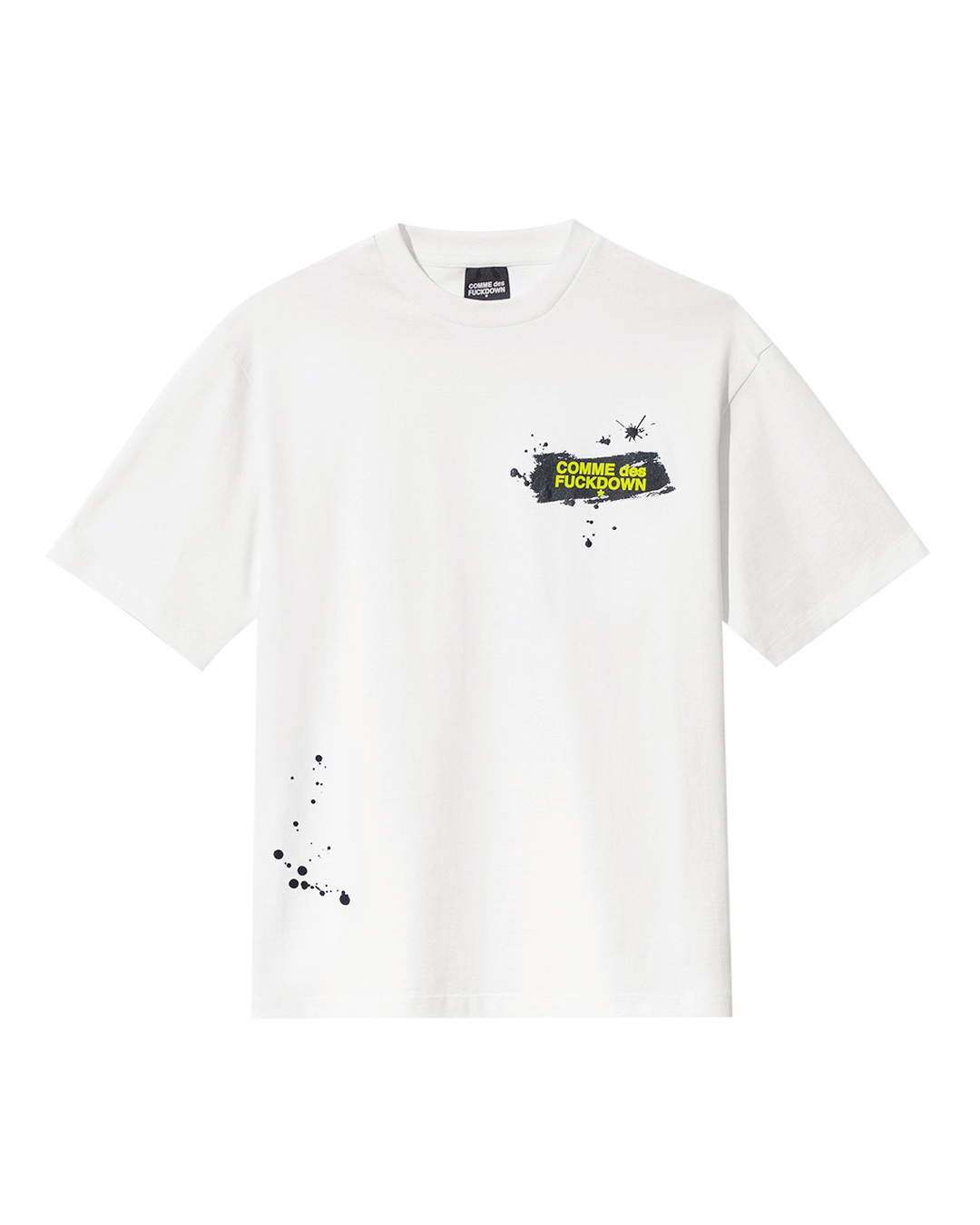 COMME des FUCKDOWN футболка прямого кроя  артикул CFABM00030 марки COMME des FUCKDOWN купить за 12500 руб.