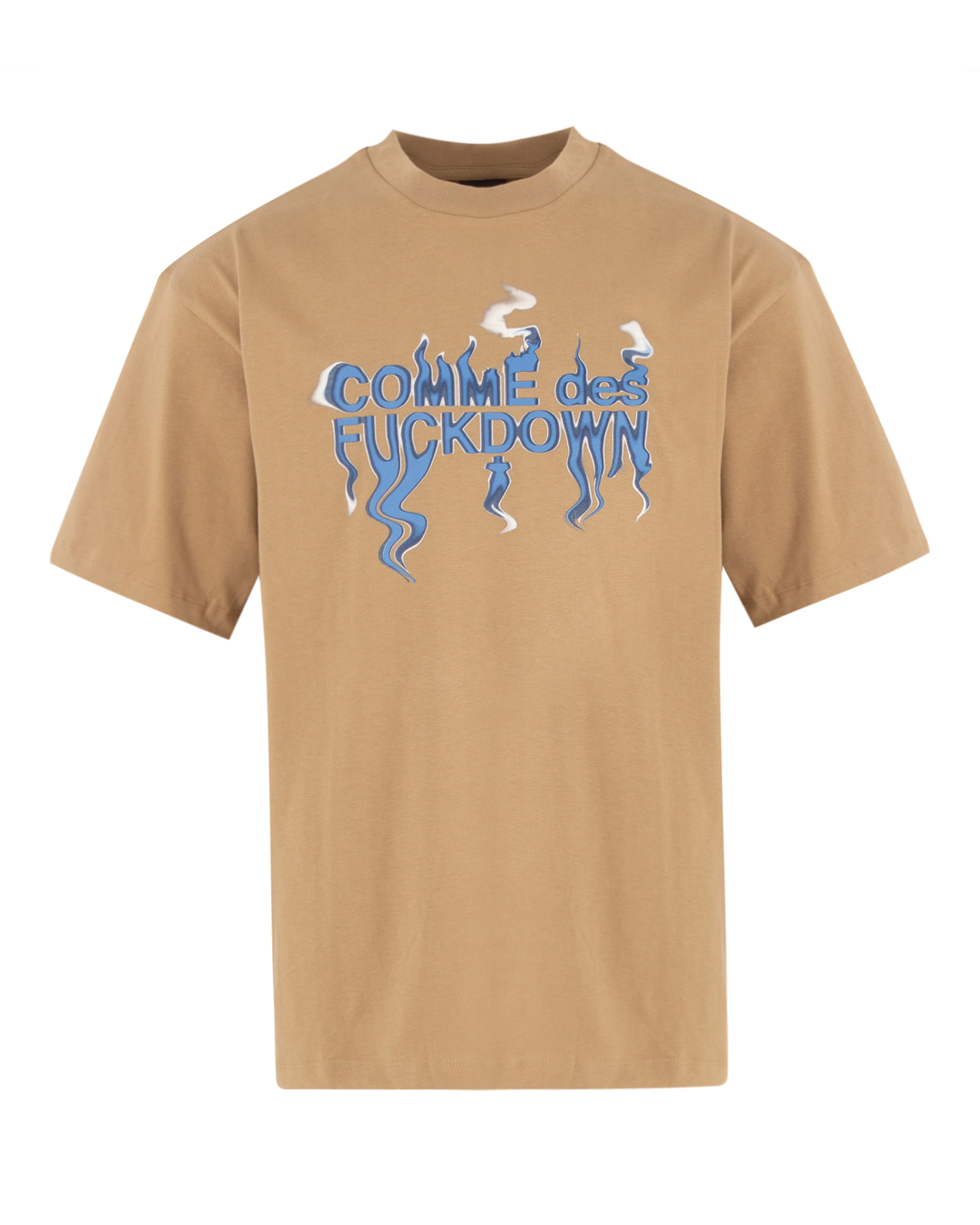 COMME des FUCKDOWN хлопковая футболка с принтом  артикул CFABM00037 марки COMME des FUCKDOWN купить за 12500 руб.