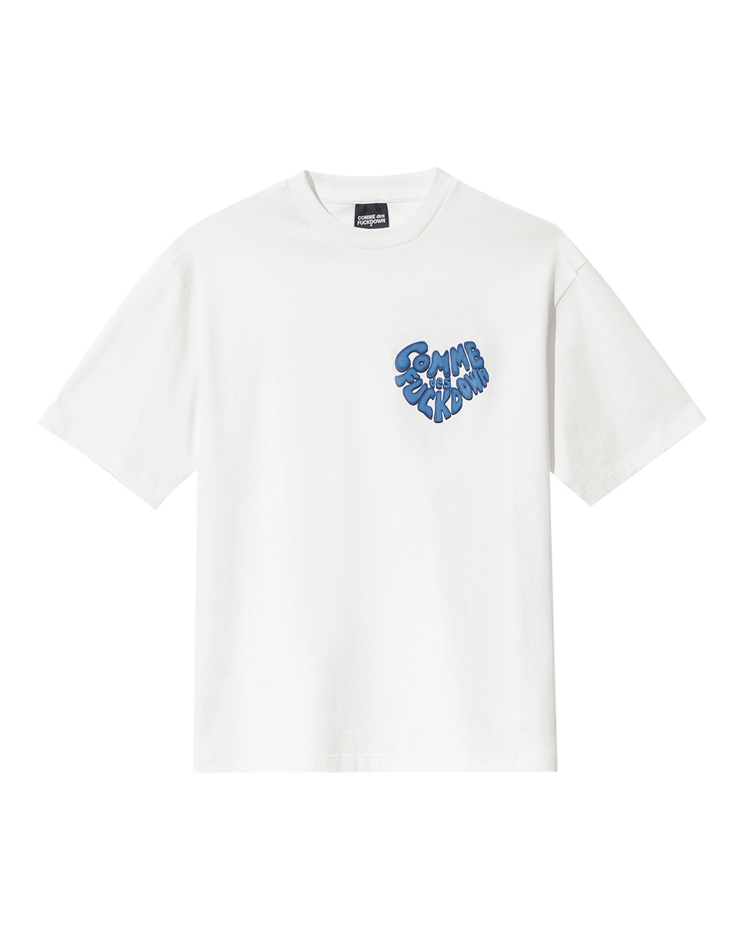 COMME des FUCKDOWN футболка прямого кроя  артикул CFABM00040 марки COMME des FUCKDOWN купить за 12500 руб.
