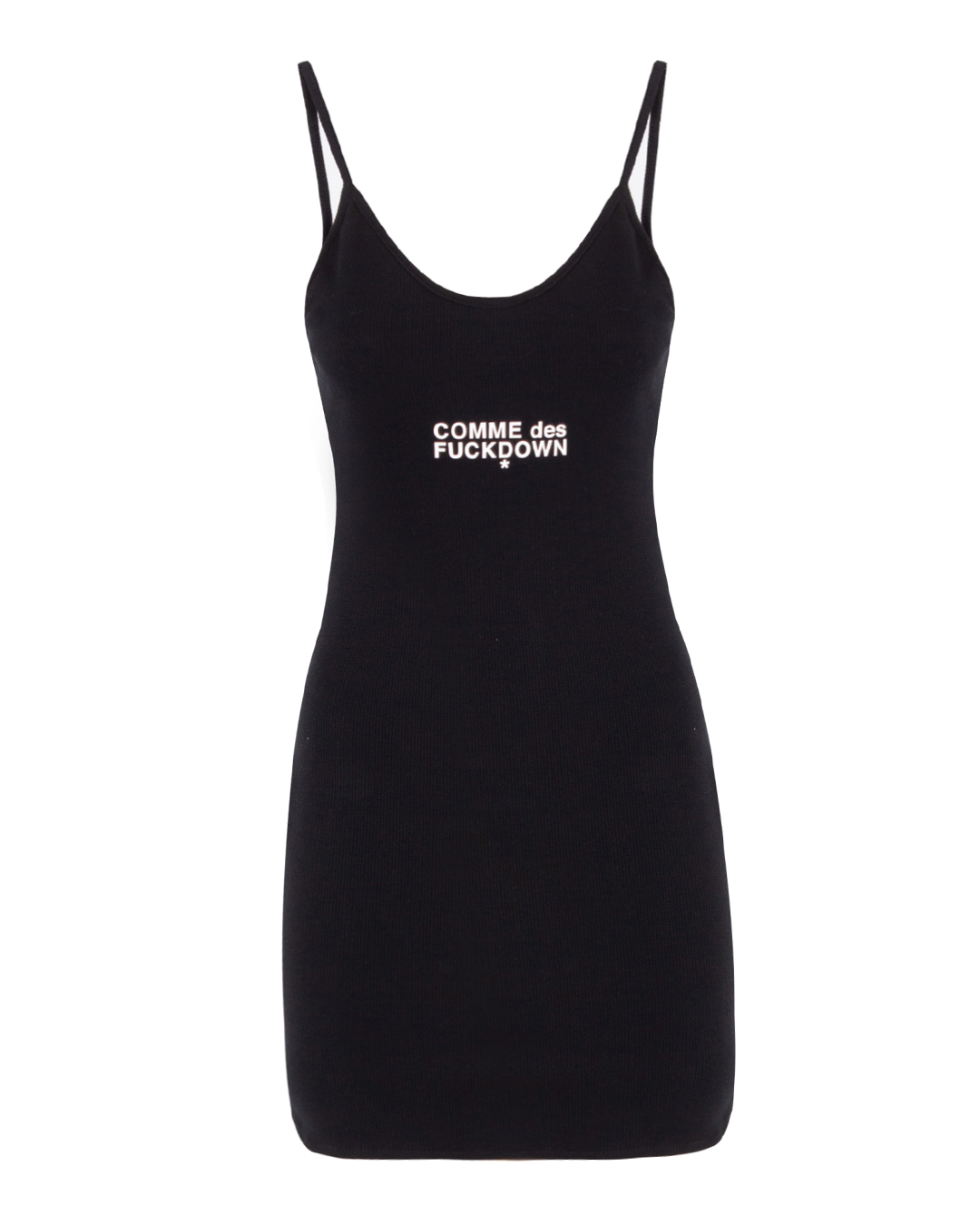 COMME des FUCKDOWN платье в рубчик  артикул CFABW00027 марки COMME des FUCKDOWN купить за 14500 руб.